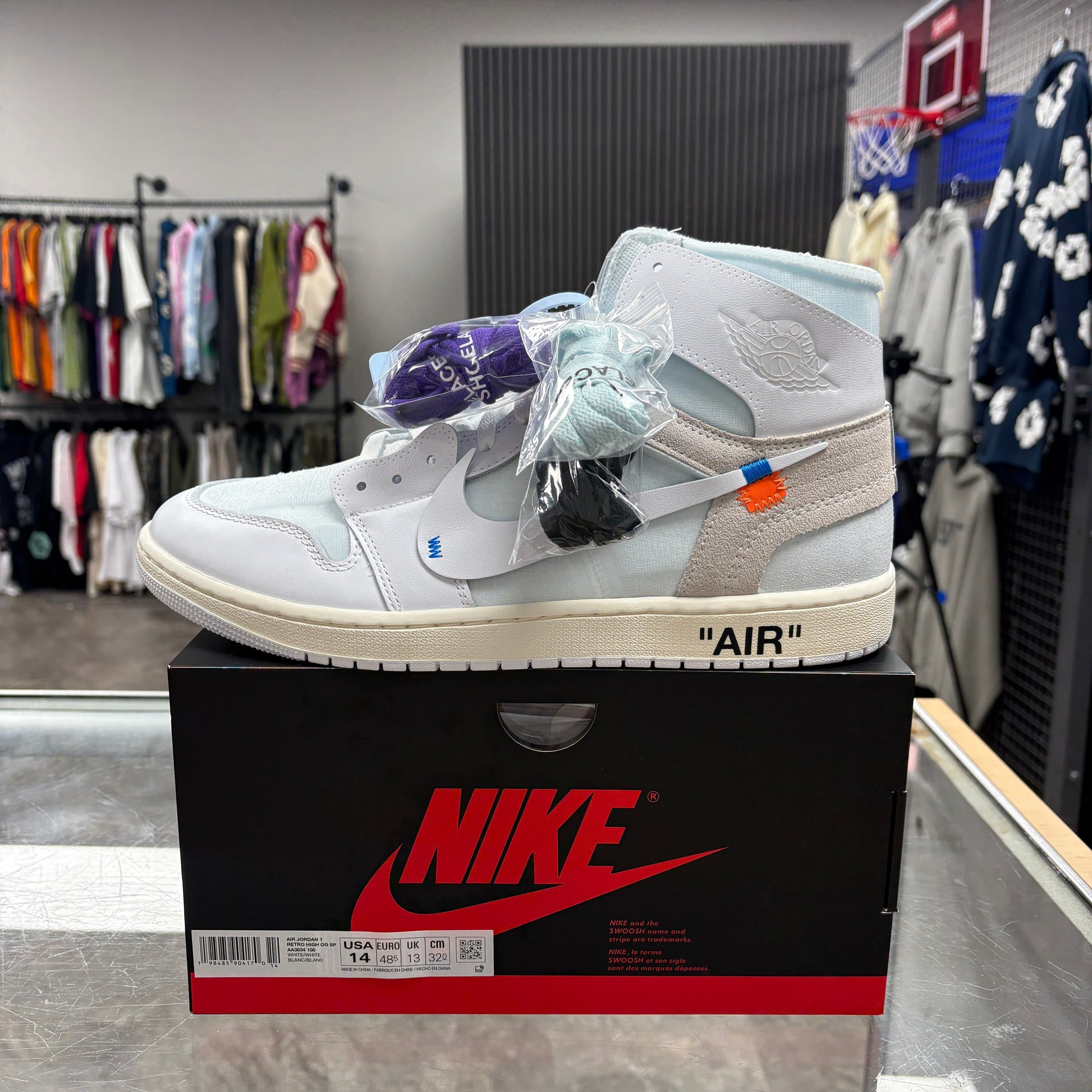 Jordan 1 Retro High Virgil Abloh Archive Alaska