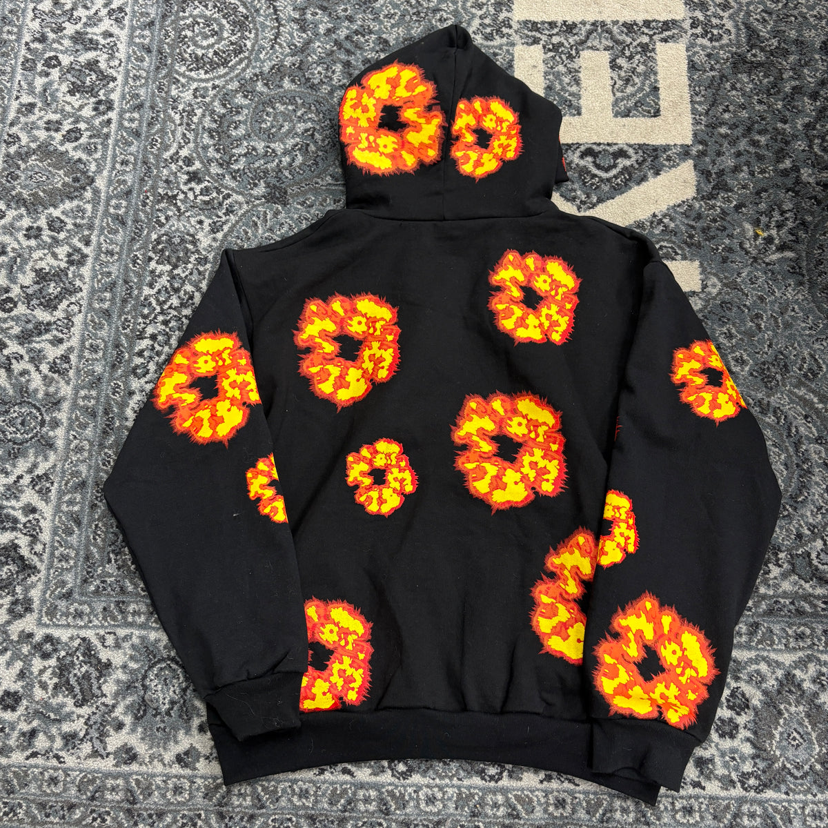 Denim Tears x Offset Wreath Hoodie Black
