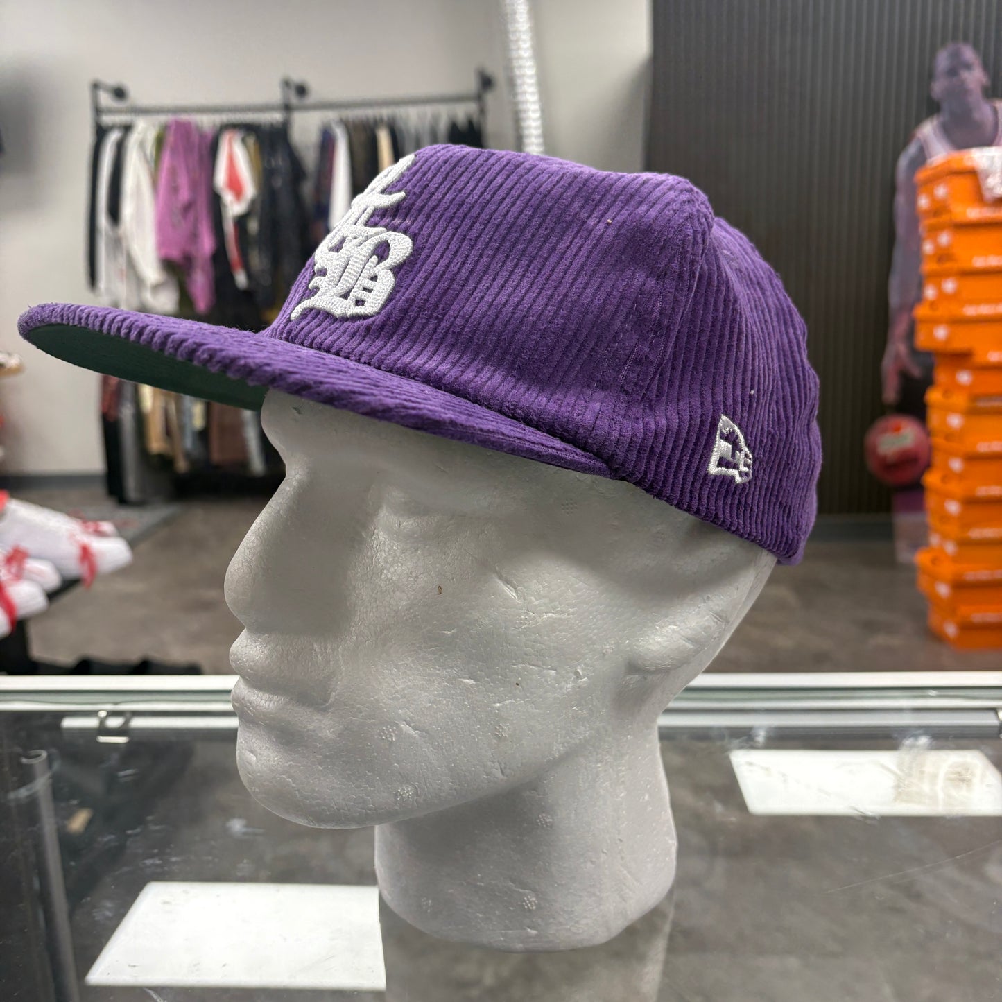 Vertabrae Corduroy Snapback Purple