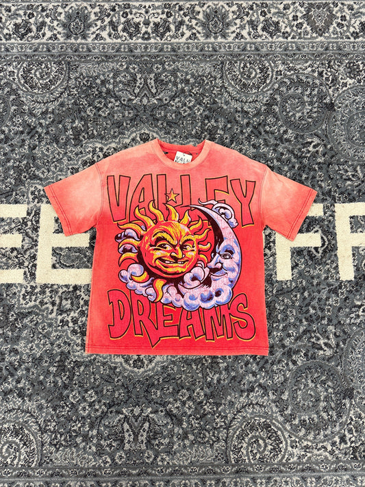 Vale Thrashed Sun Tee (Red)