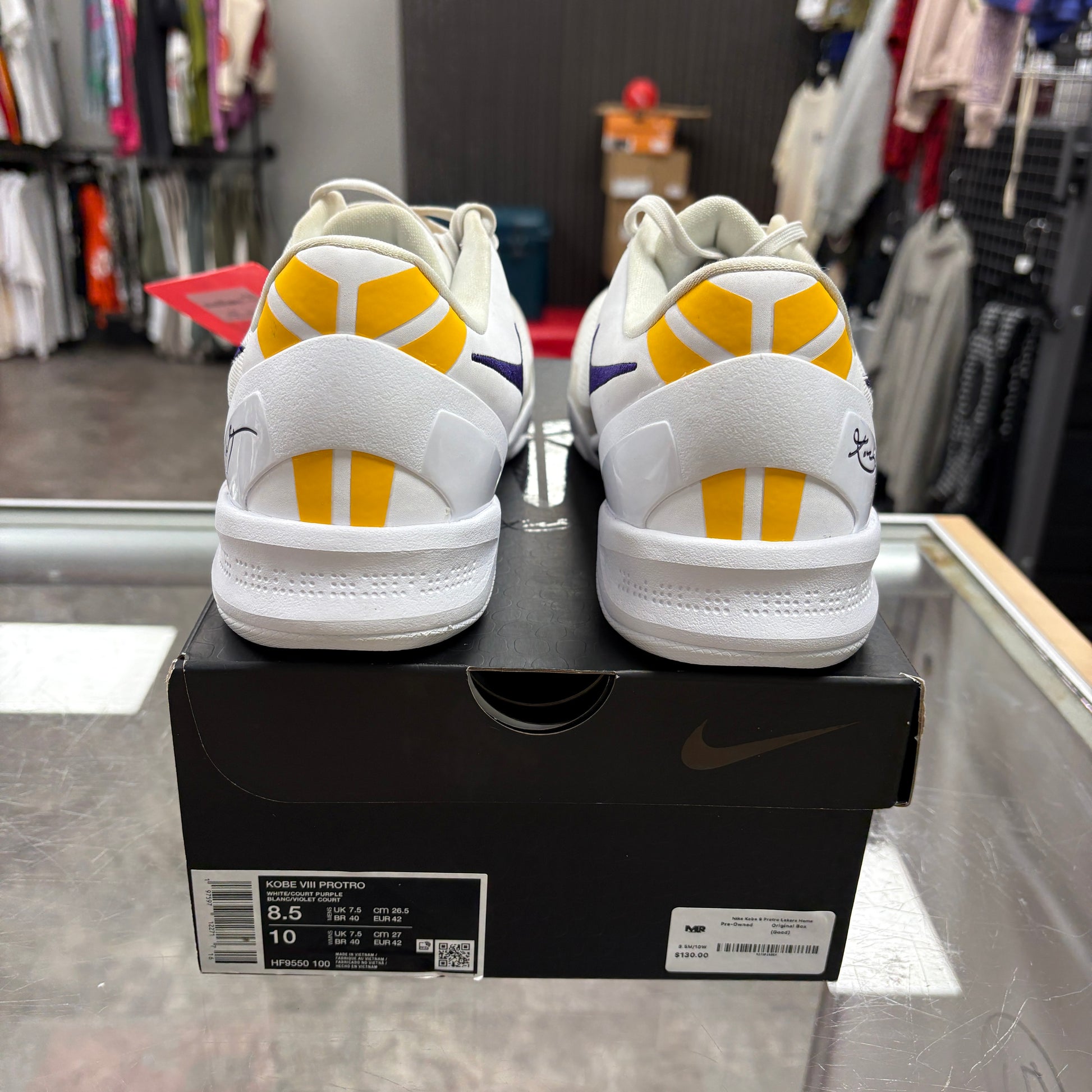 Nike Kobe 8 Protro Lakers Home