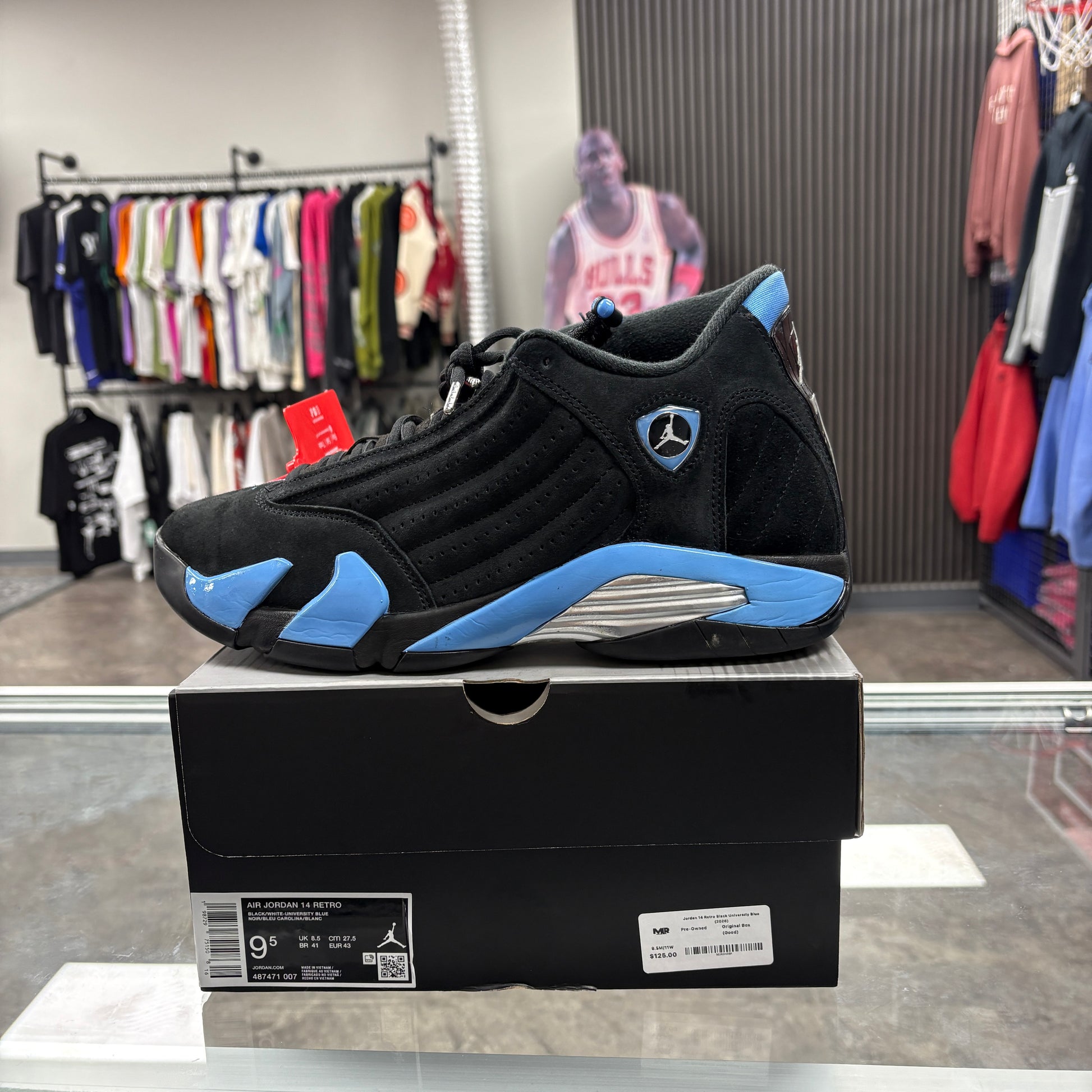 Jordan 14 Retro Black University Blue (2026)