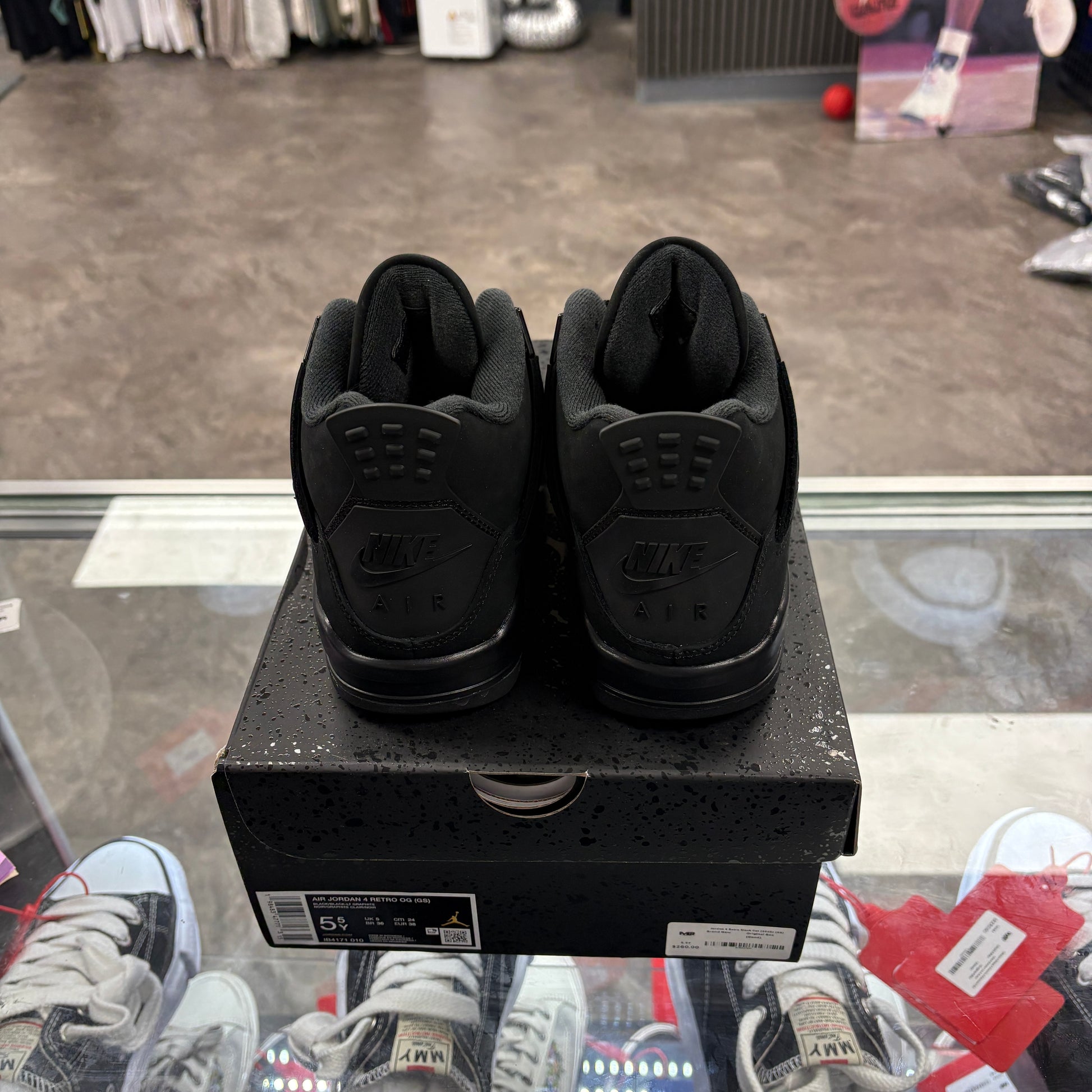 Jordan 4 Retro Black Cat (2025) (GS)