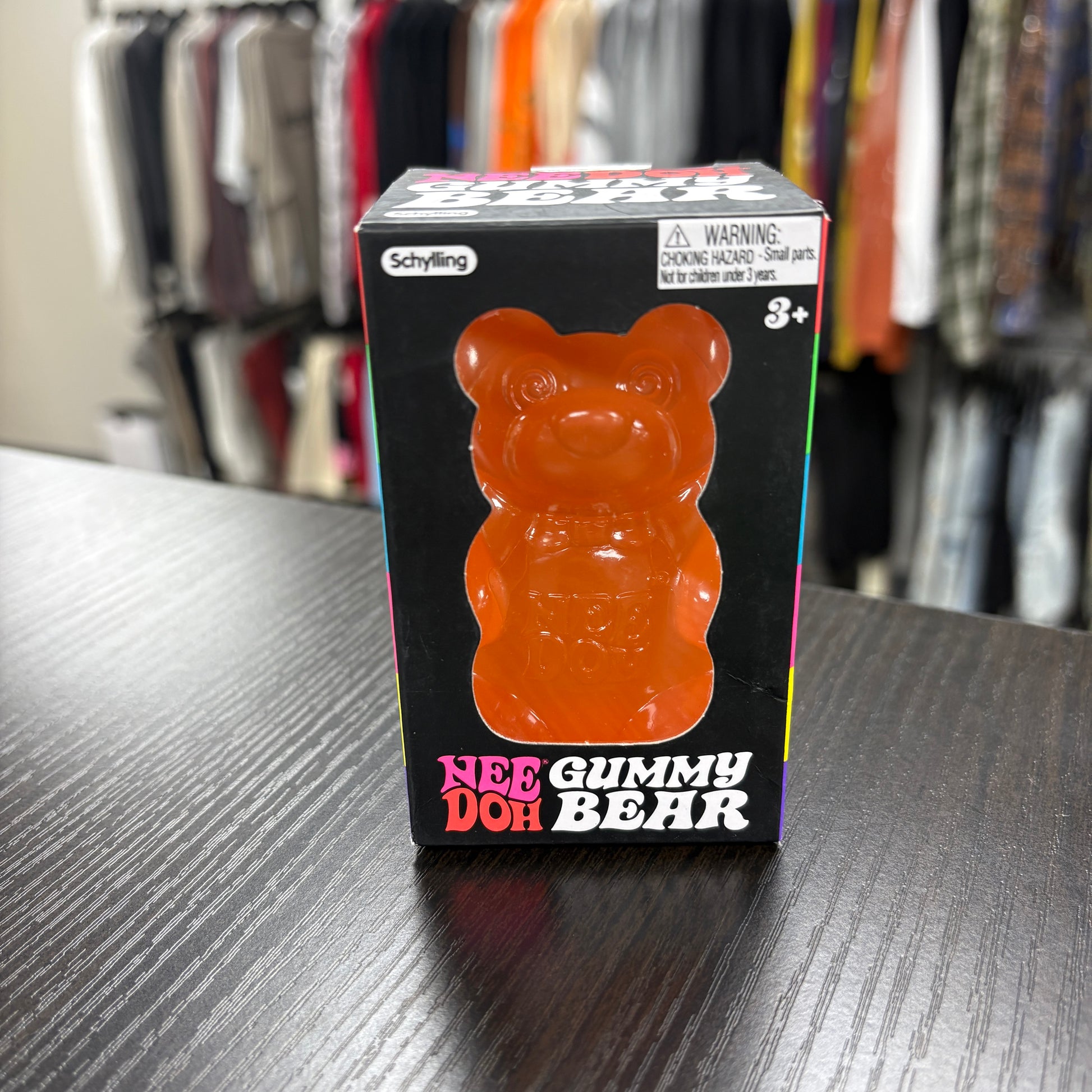 NeeDoh Gummy Bear Squishy Fidget Toy Way Alright Orange