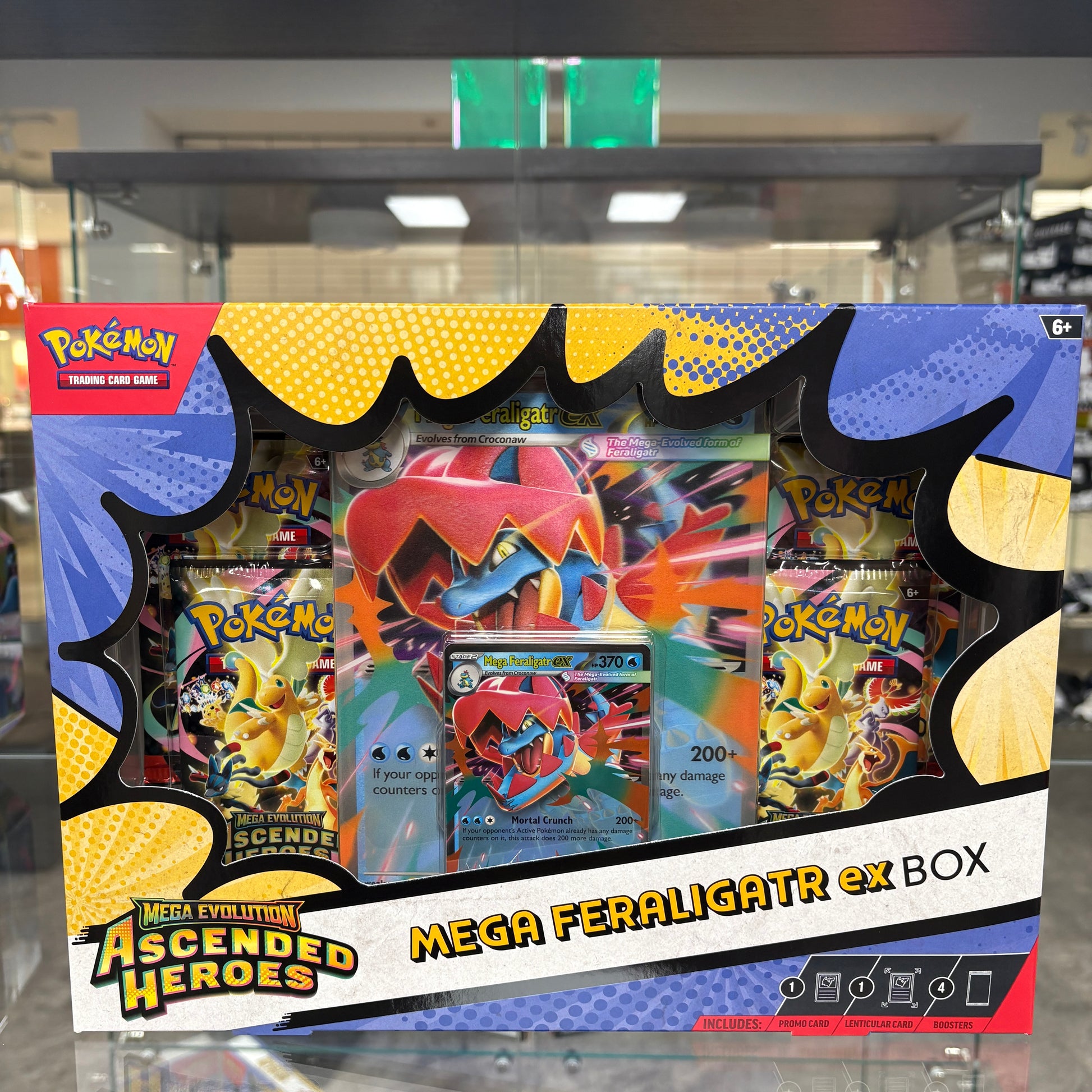 2026 Pokemon Mega Evolution Ascended Heroes Mega Feraligatr ex Box