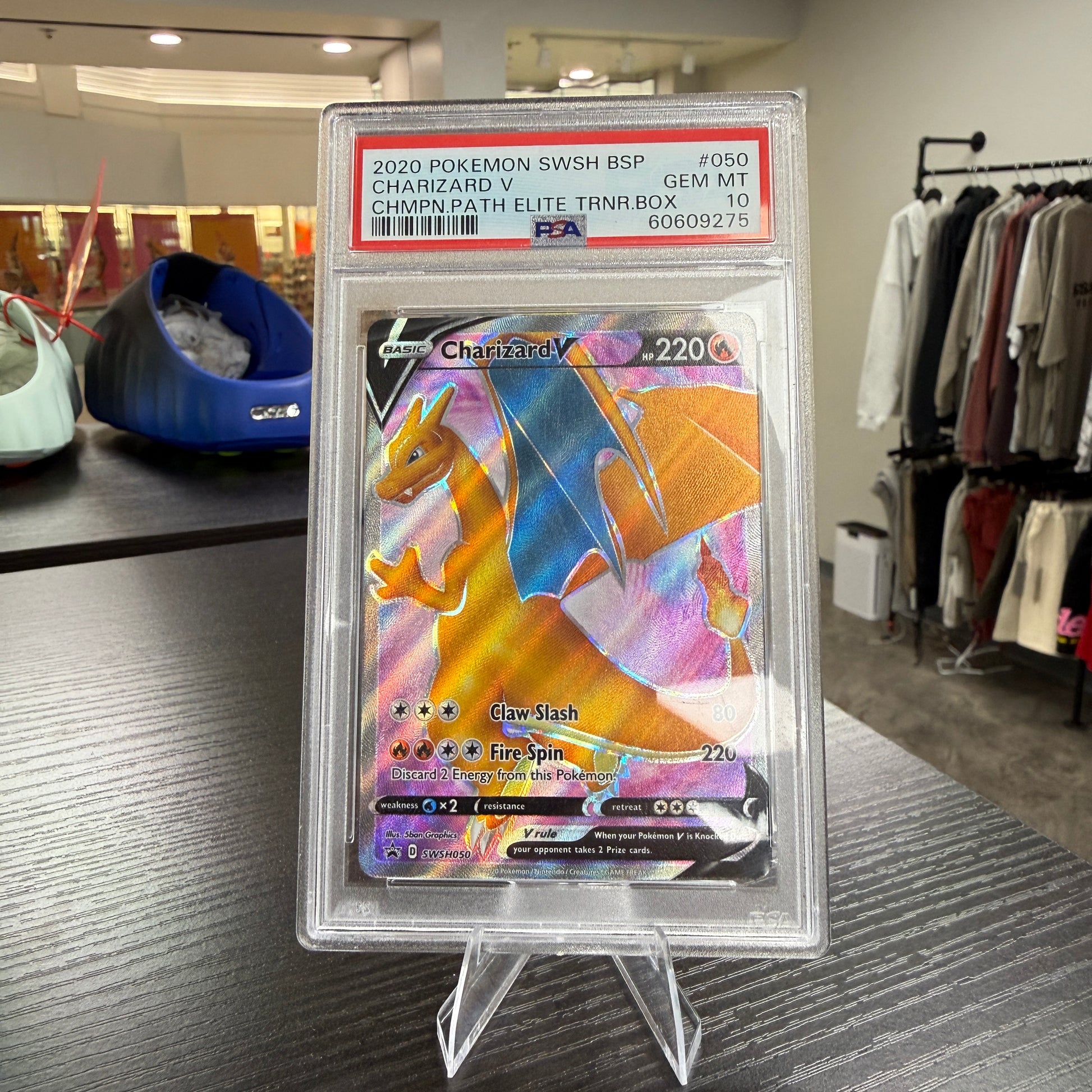 Charizard SWSH Promo PSA 10