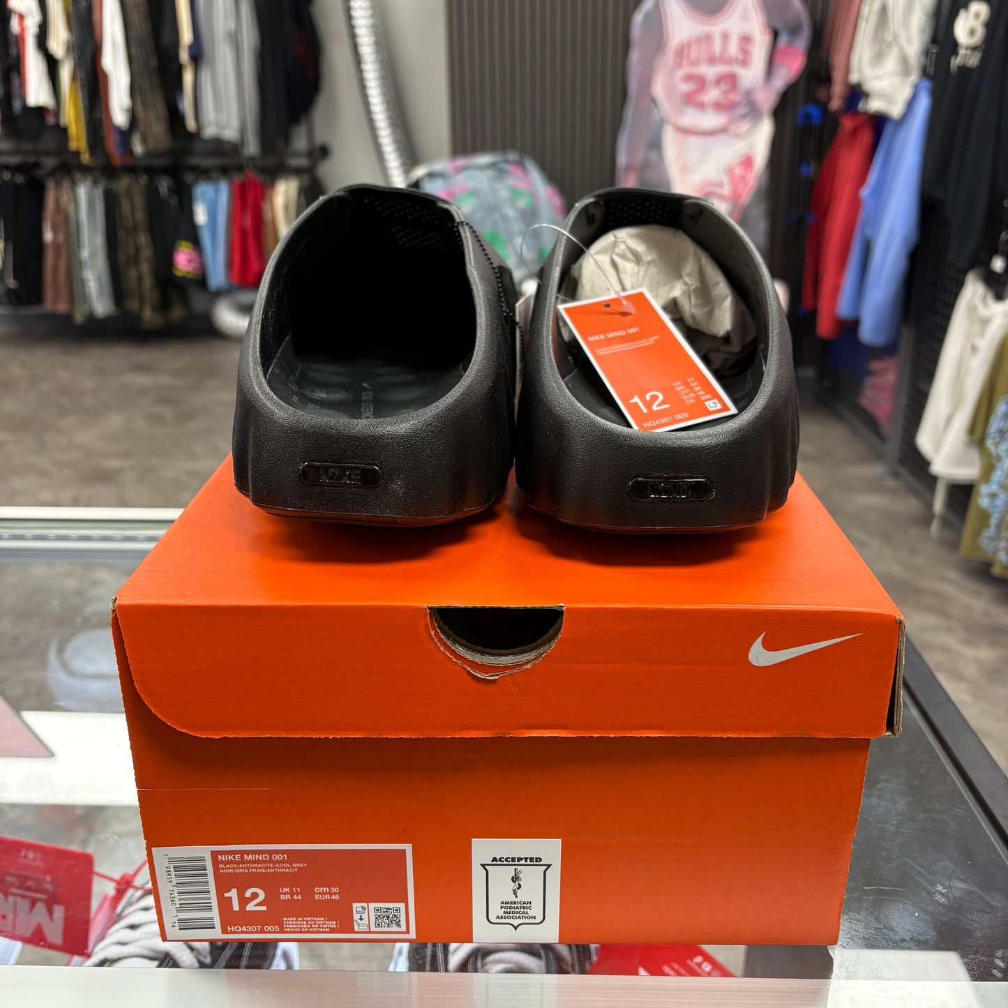 Nike Mind 001 Slide Triple Black