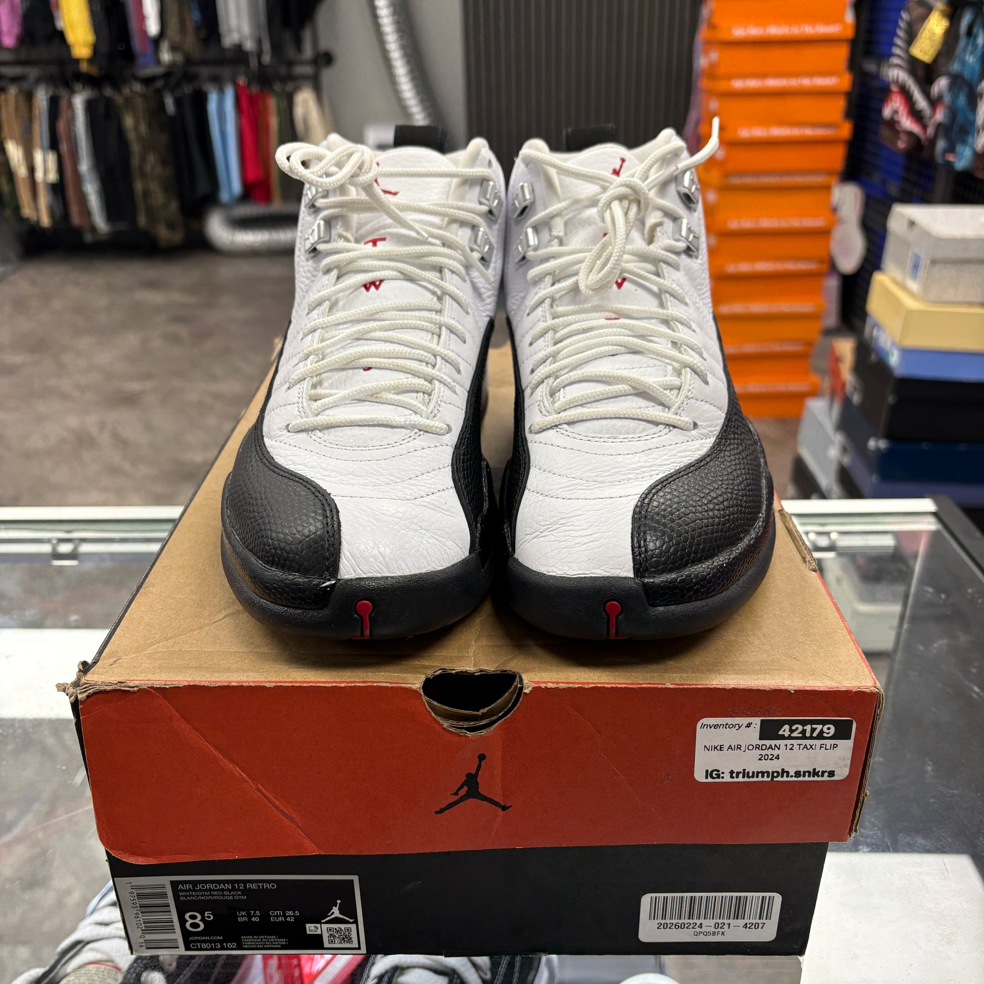 Jordan 12 Retro Taxi Flip