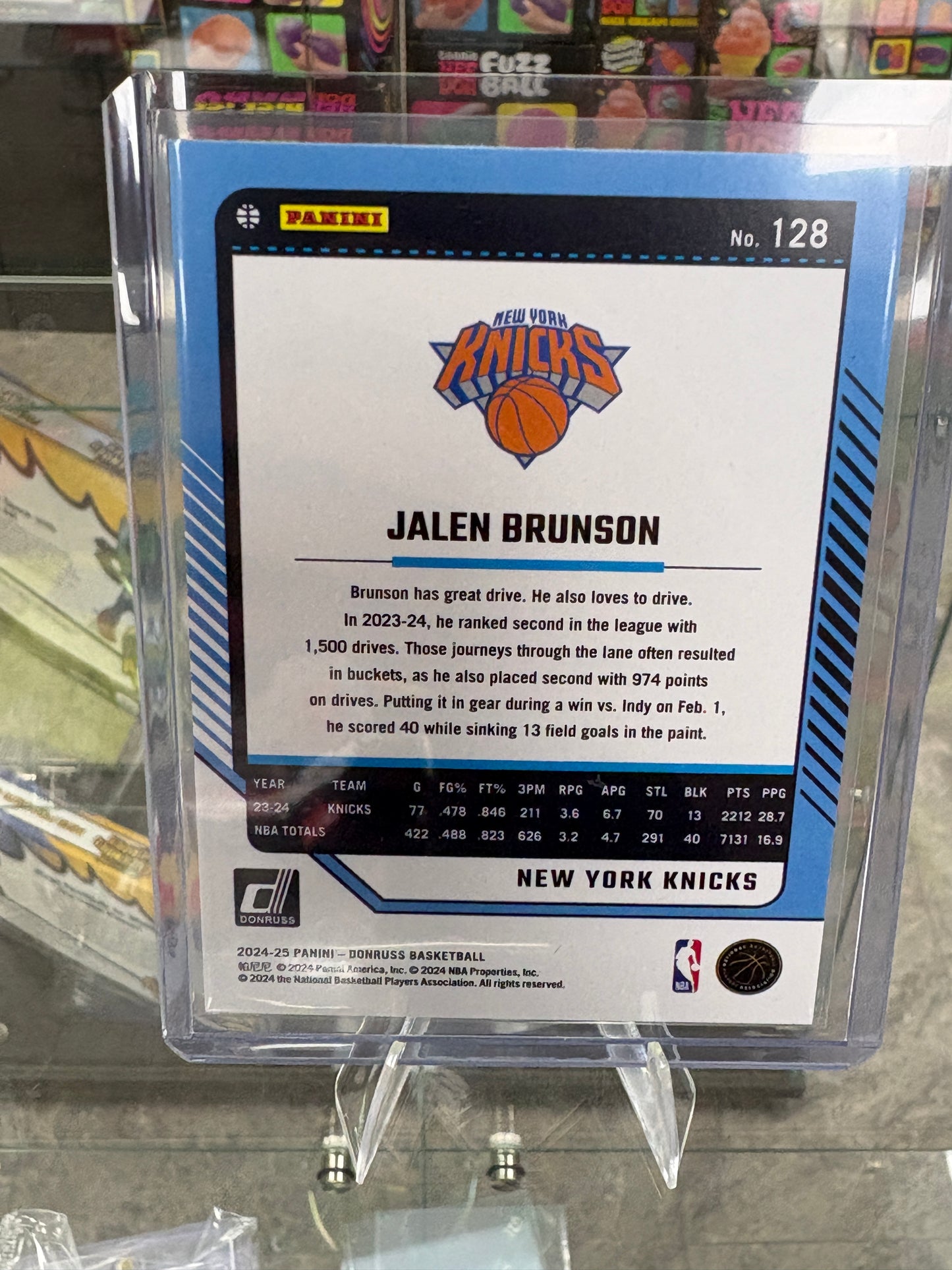 PANINI Jalen Brunson Donuruss #45/149