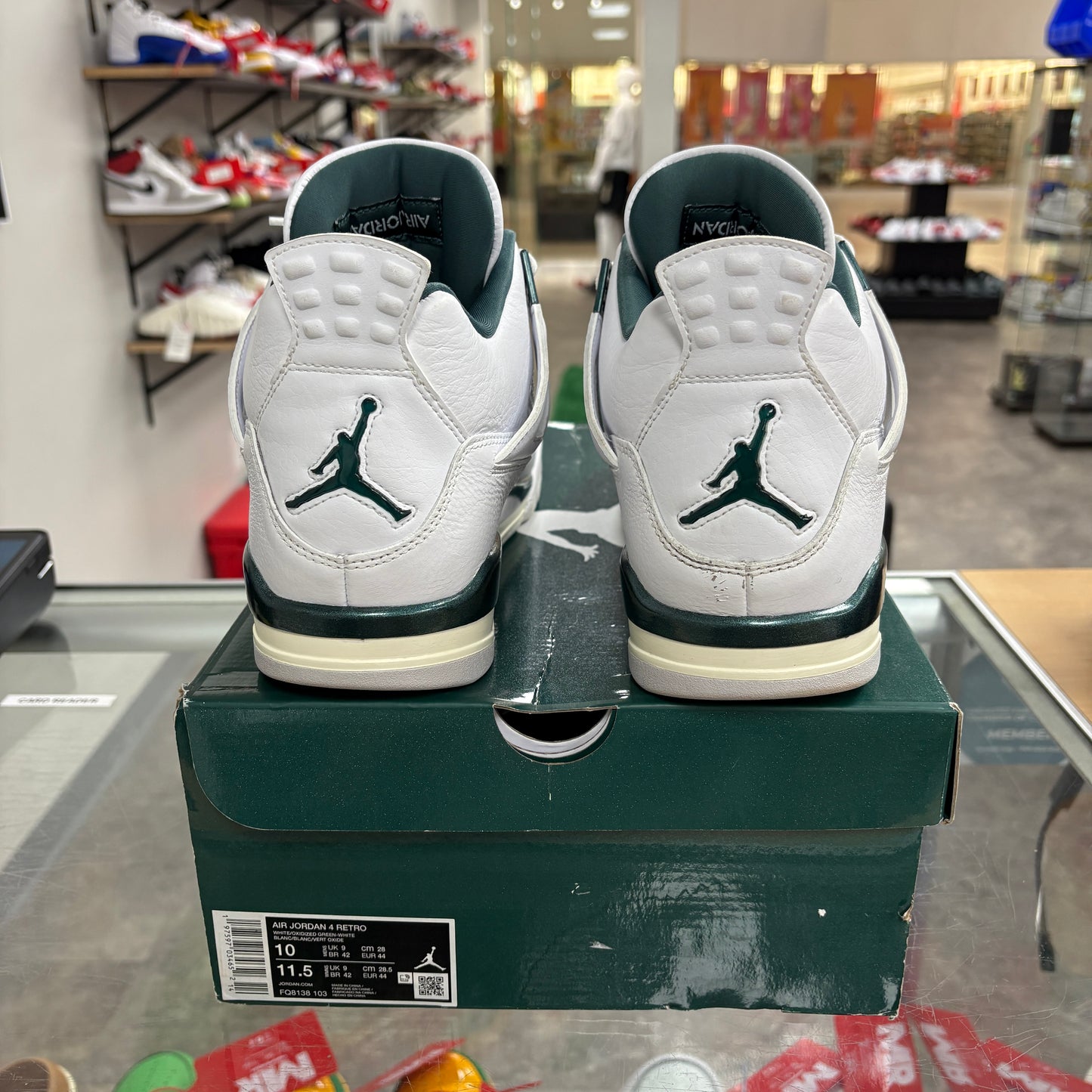 Jordan 4 Retro Oxidized Green
