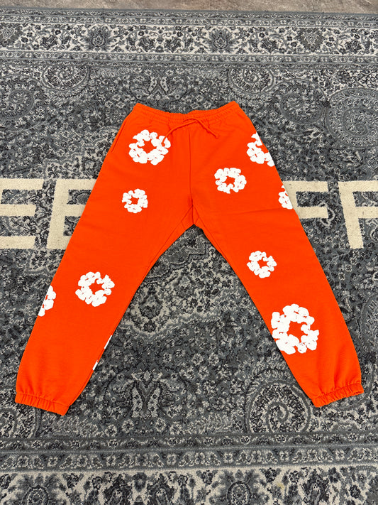 Denim Tears Wreath Sweatpants (Orange)