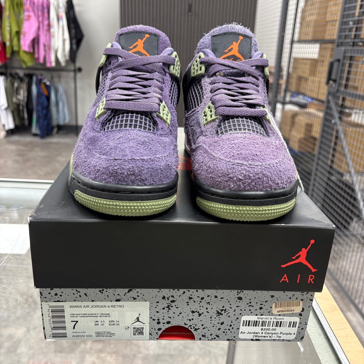 Jordan 4 Retro Canyon Purple (Women's)