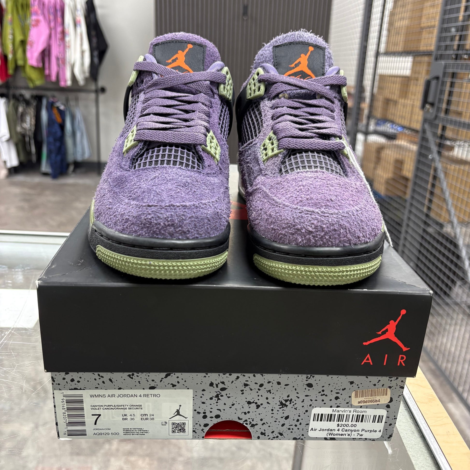 Jordan 4 Retro Canyon Purple (Women's)