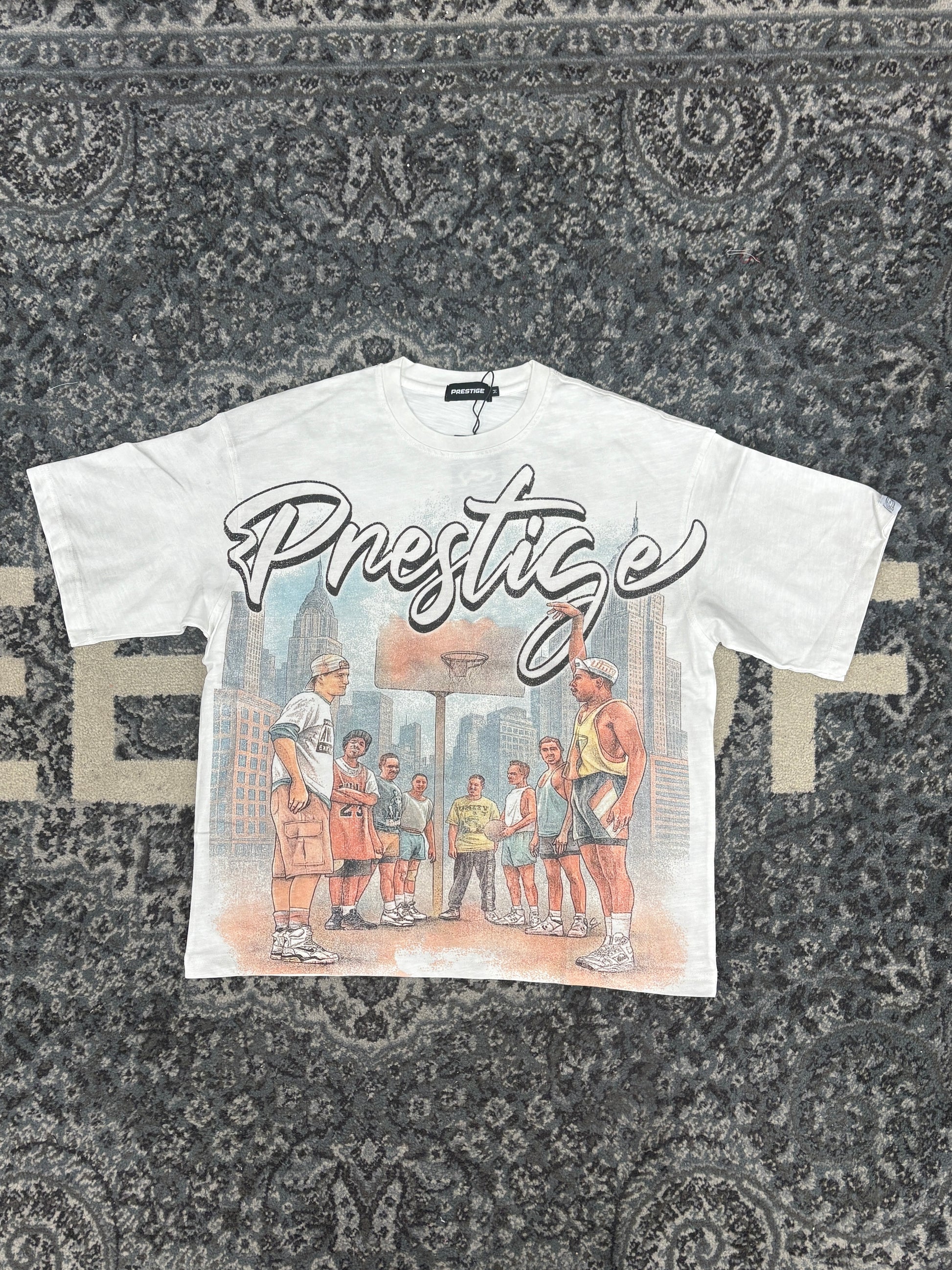 Prestige White Man Can't Jump Tee White