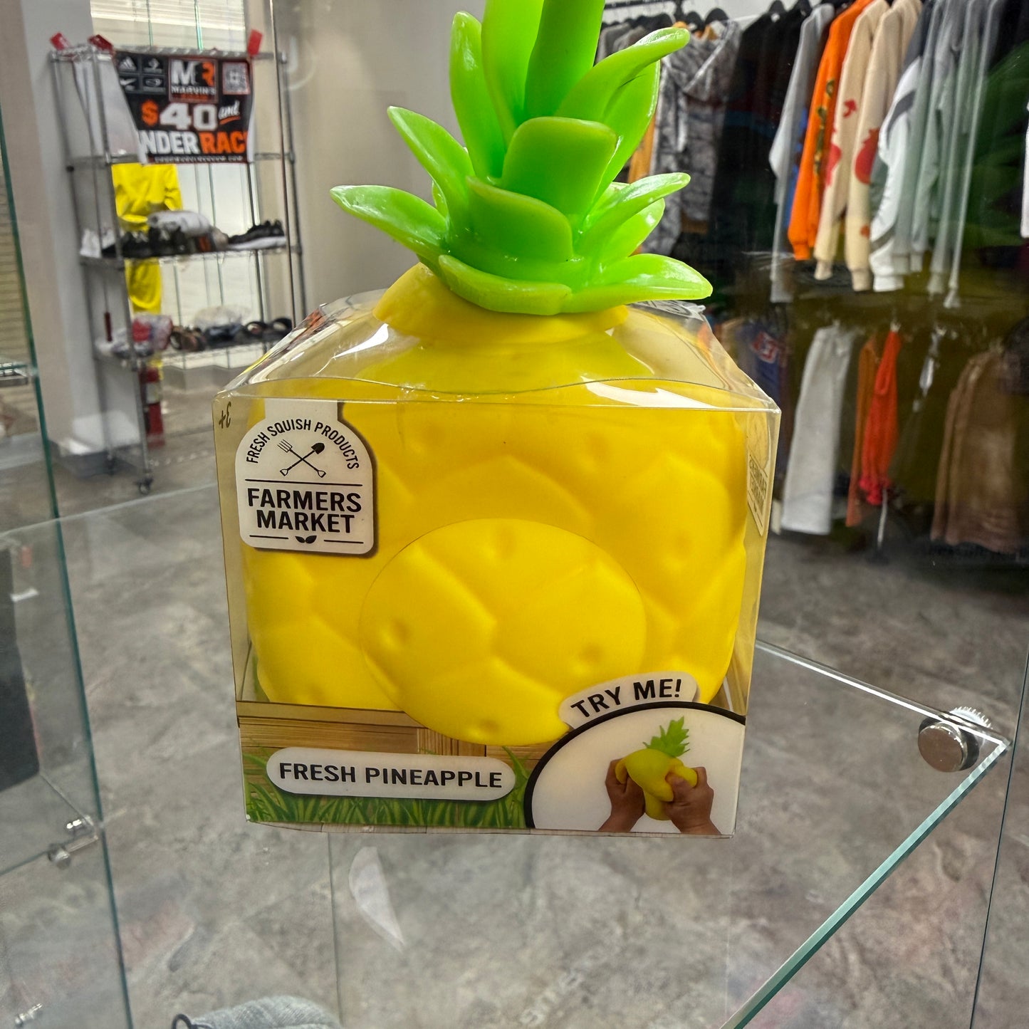 Sunny Days Entertainment Toymendous Squishy Pineapple Stress Relief Toy