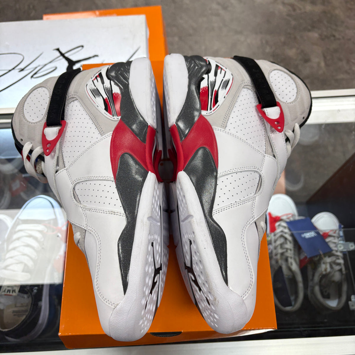 Jordan 8 Retro White True Red (2025)