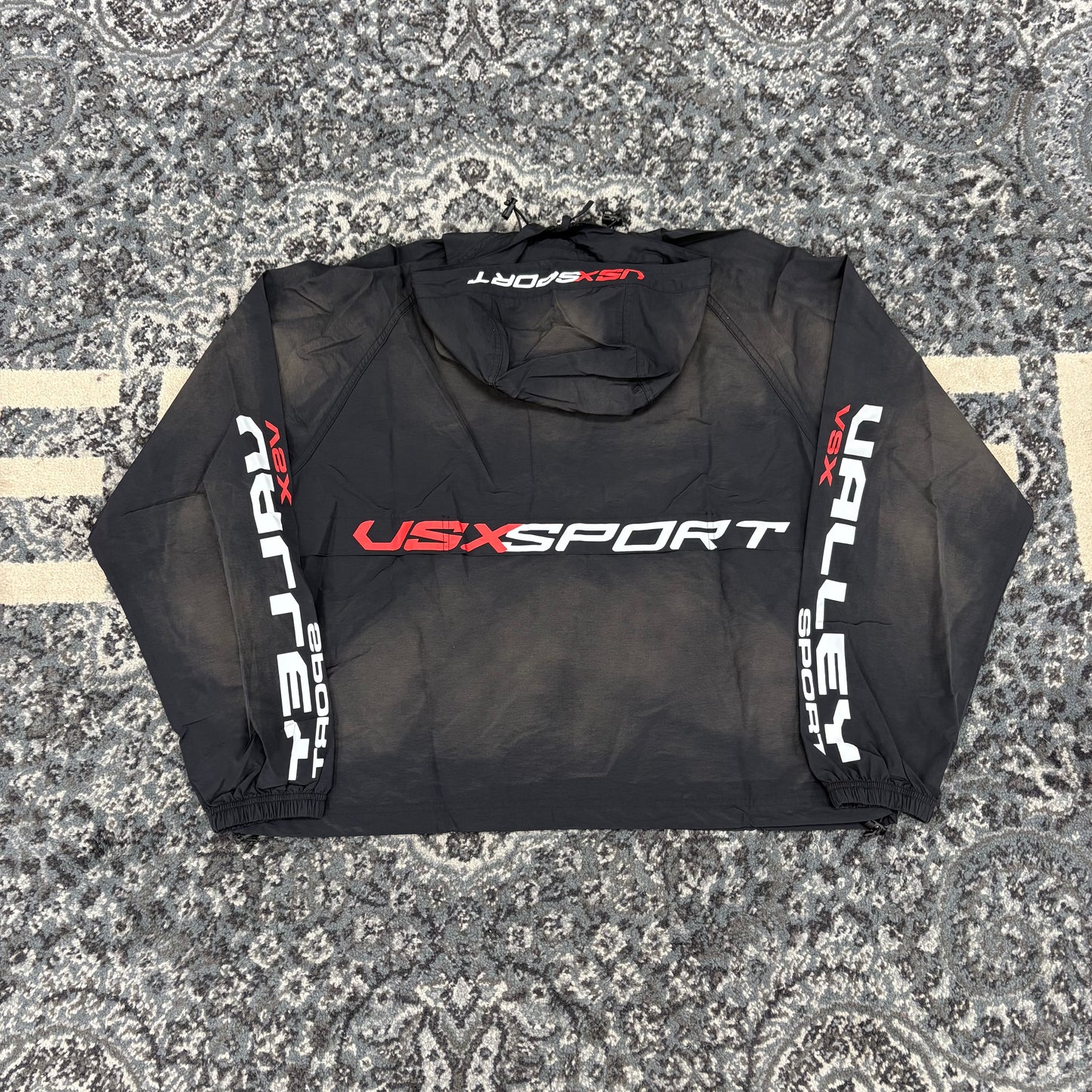 Vale Sport Nylon Rainstorm Jacket (Black)