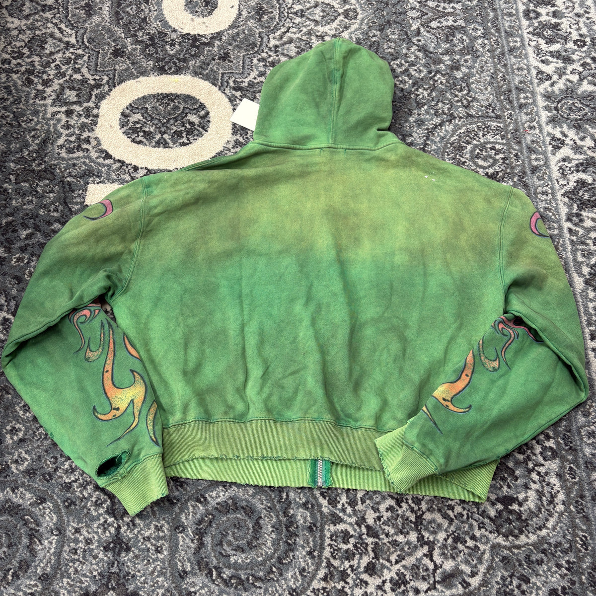 Vale Forever Inferno Zip Up Hoodie Green