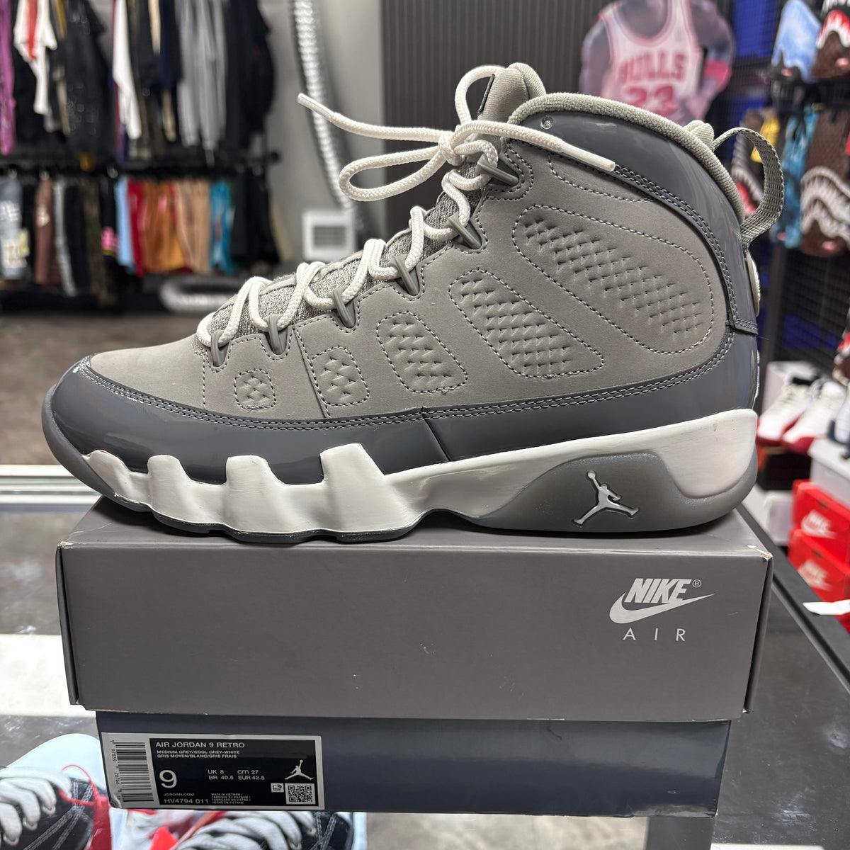 Jordan 9 Retro Cool Grey (2025)
