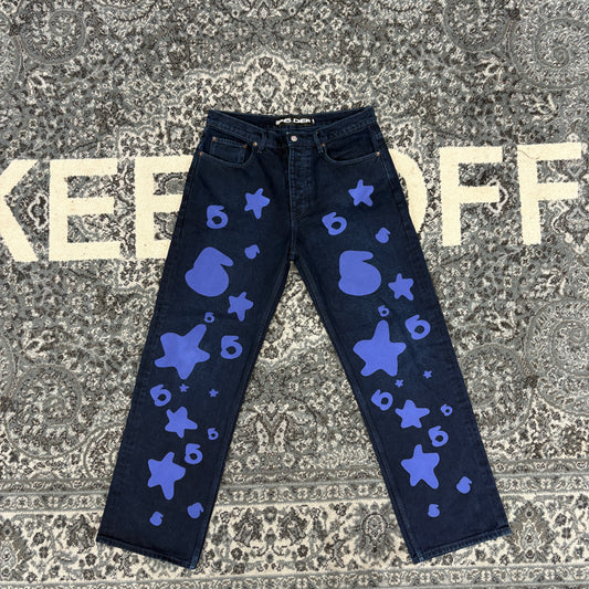 Sp5der Beluga Denim Jeans Indigo Denim