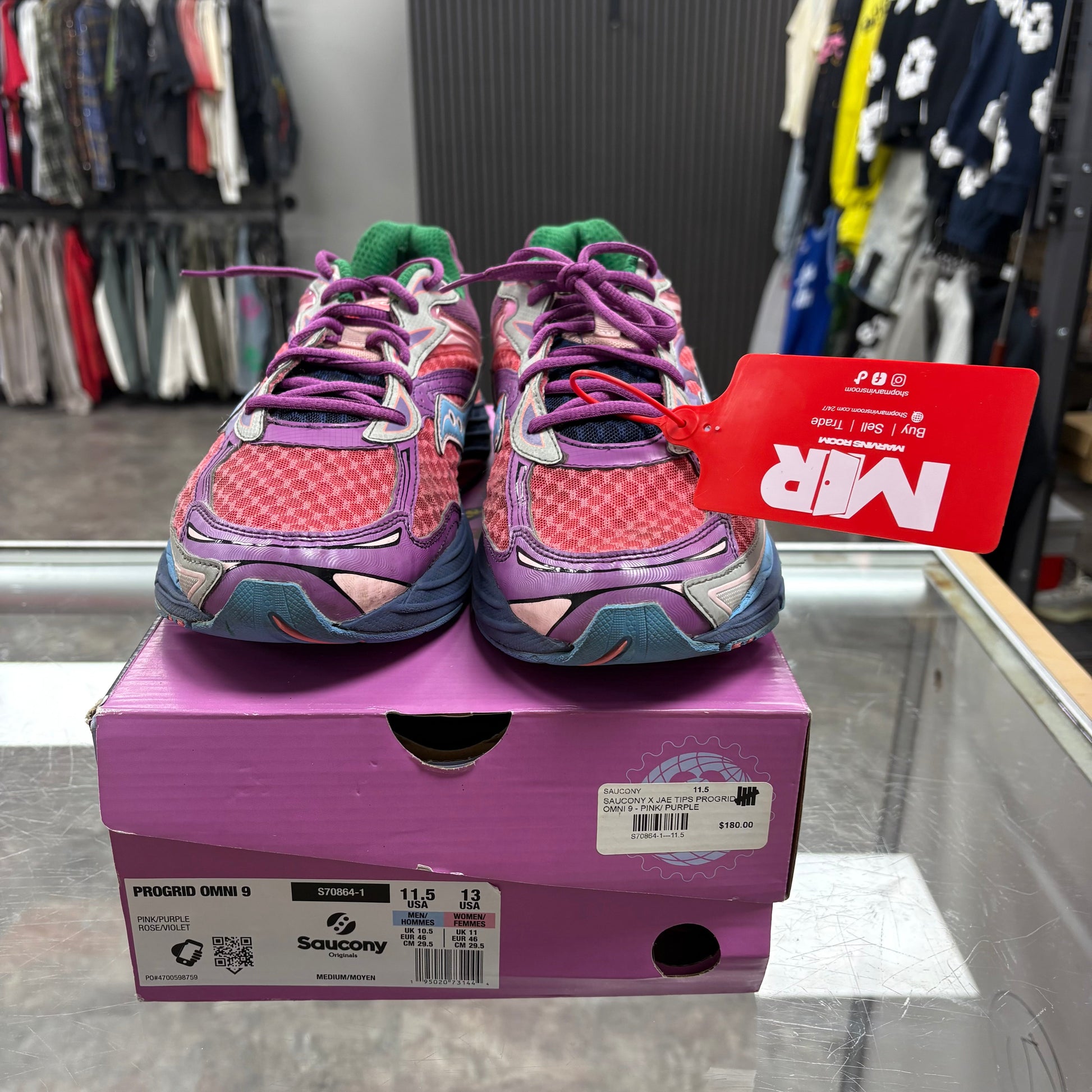 Saucony ProGrid Omni 9 Jae Tips To Do List Pink