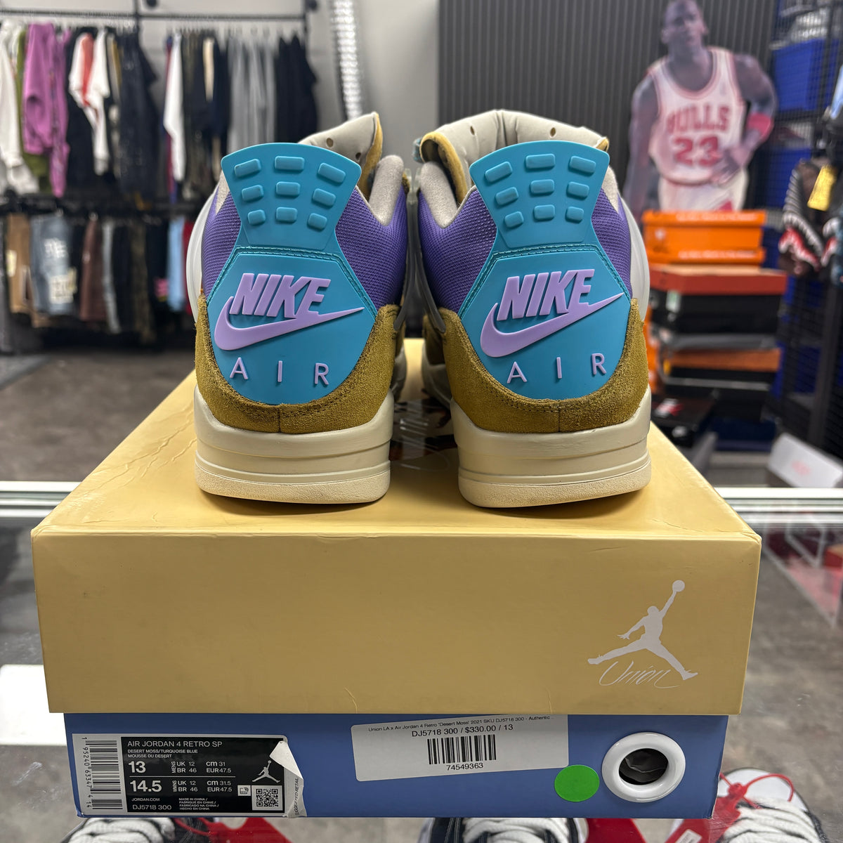 Jordan 4 Retro SP 30th Anniversary Union Desert Moss