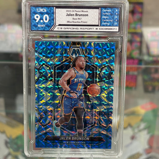 PANINI Jalen Brunson Mosiac Blue Prizm 9