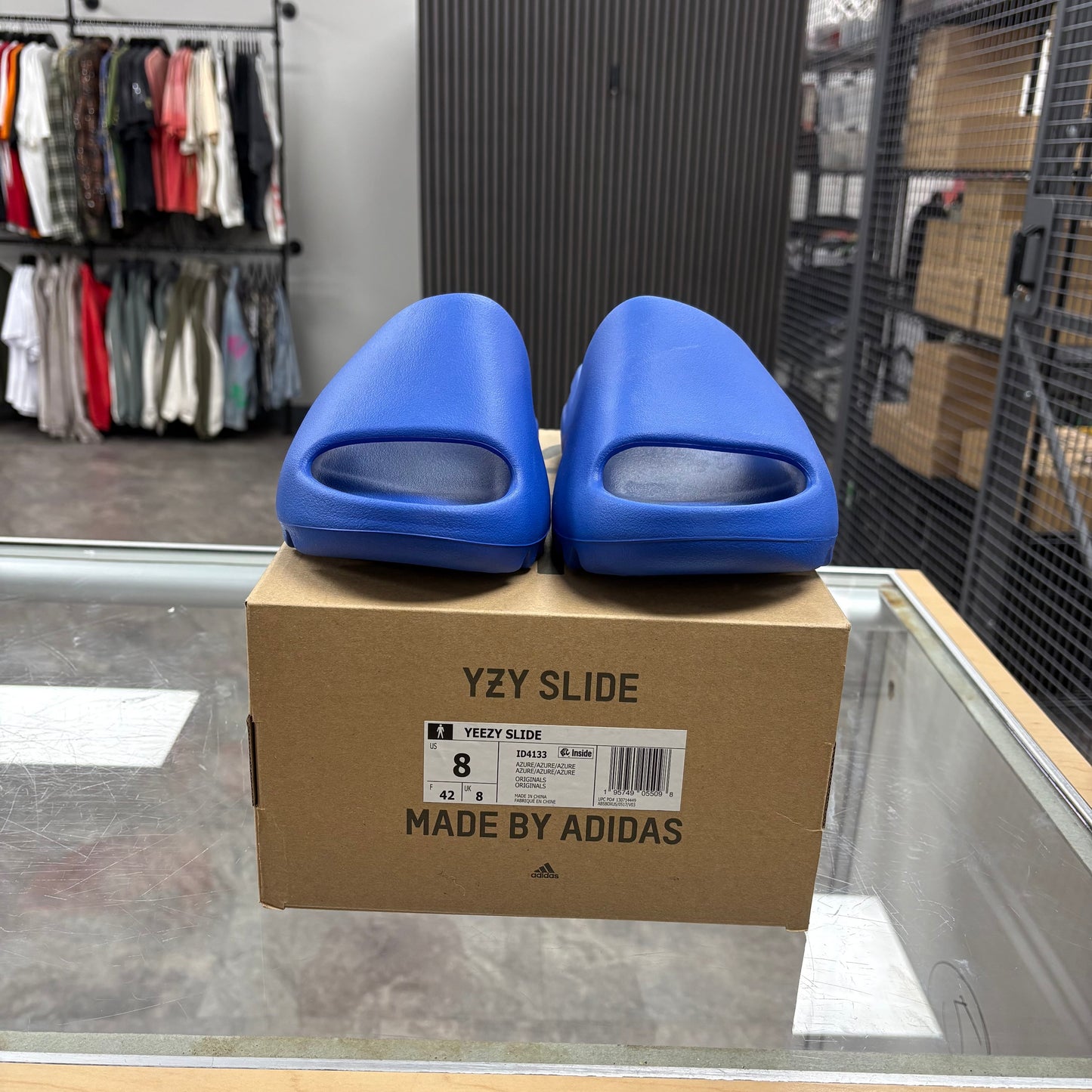 Adidas Yeezy Slide Azure