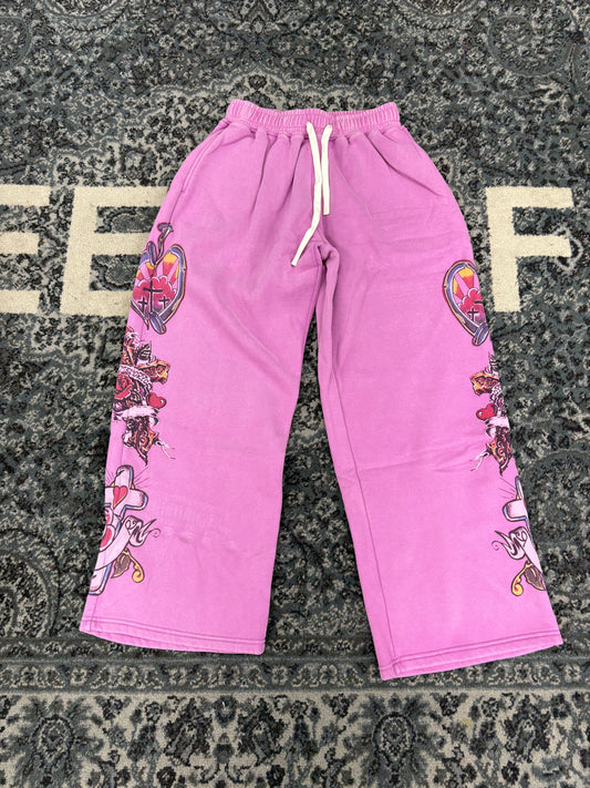 We Are Righteous He Risen Sweatpants (Purple)