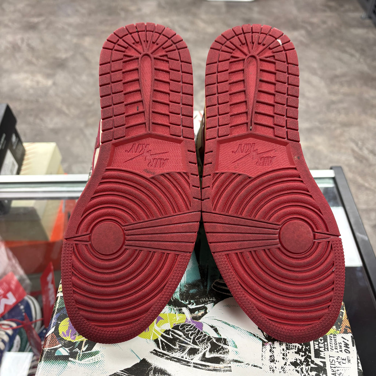 Reves Paris KIY '85 Hi Maroon Tan