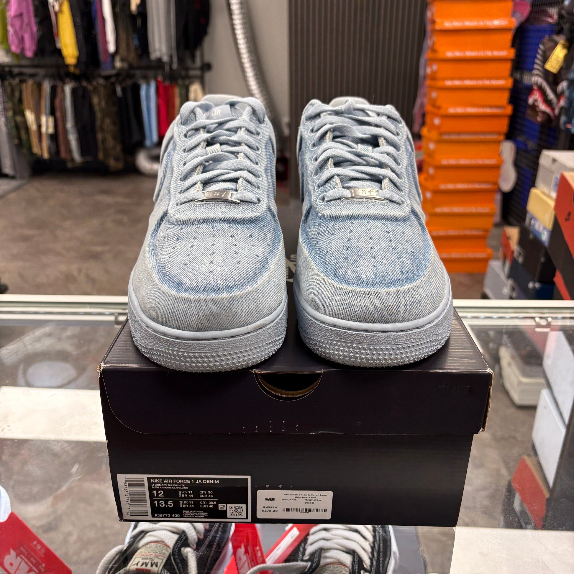 Nike Air Force 1 Low Ja Morant Denim Light Armory Blue