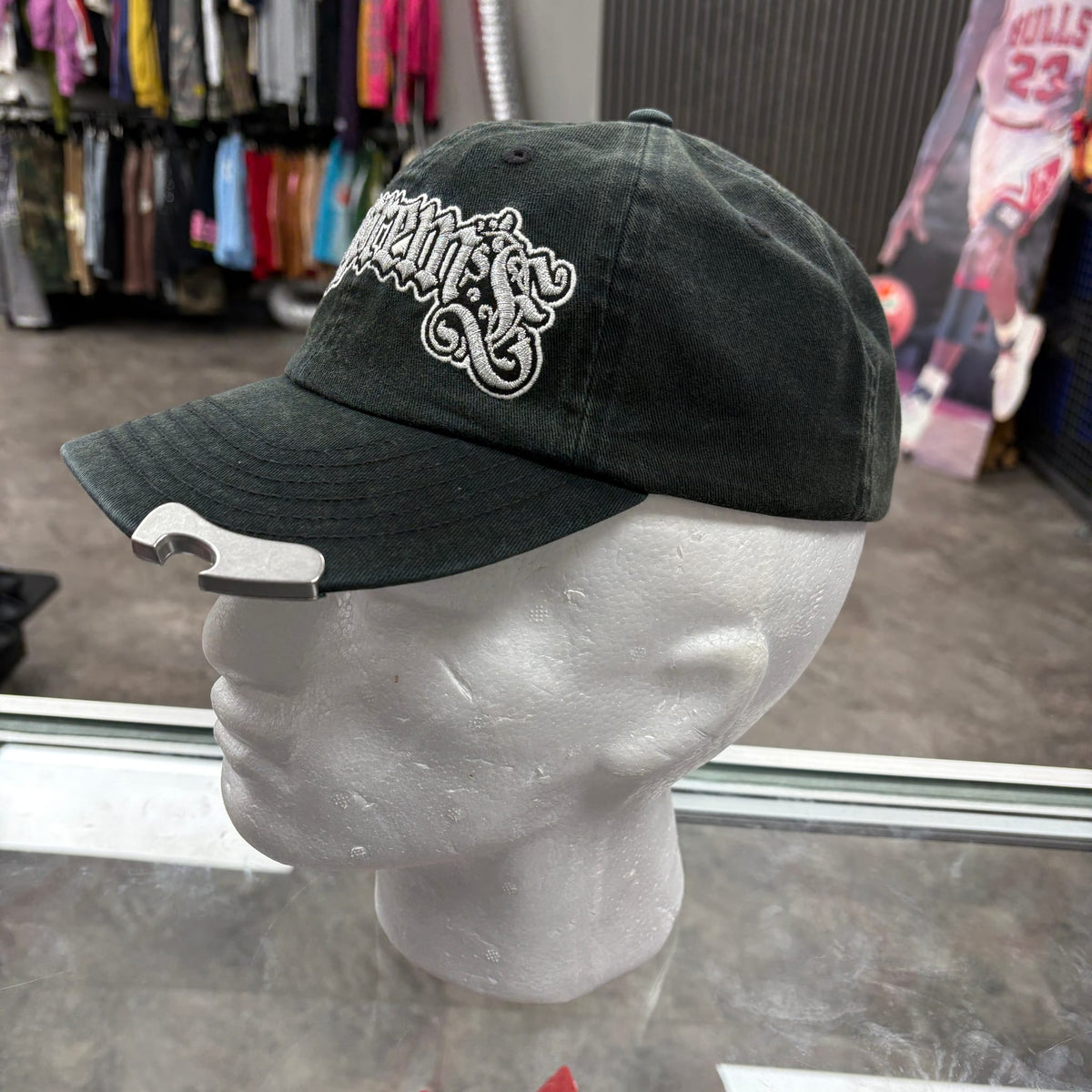 Supreme Bottle Opener 6-Panel Hat Black