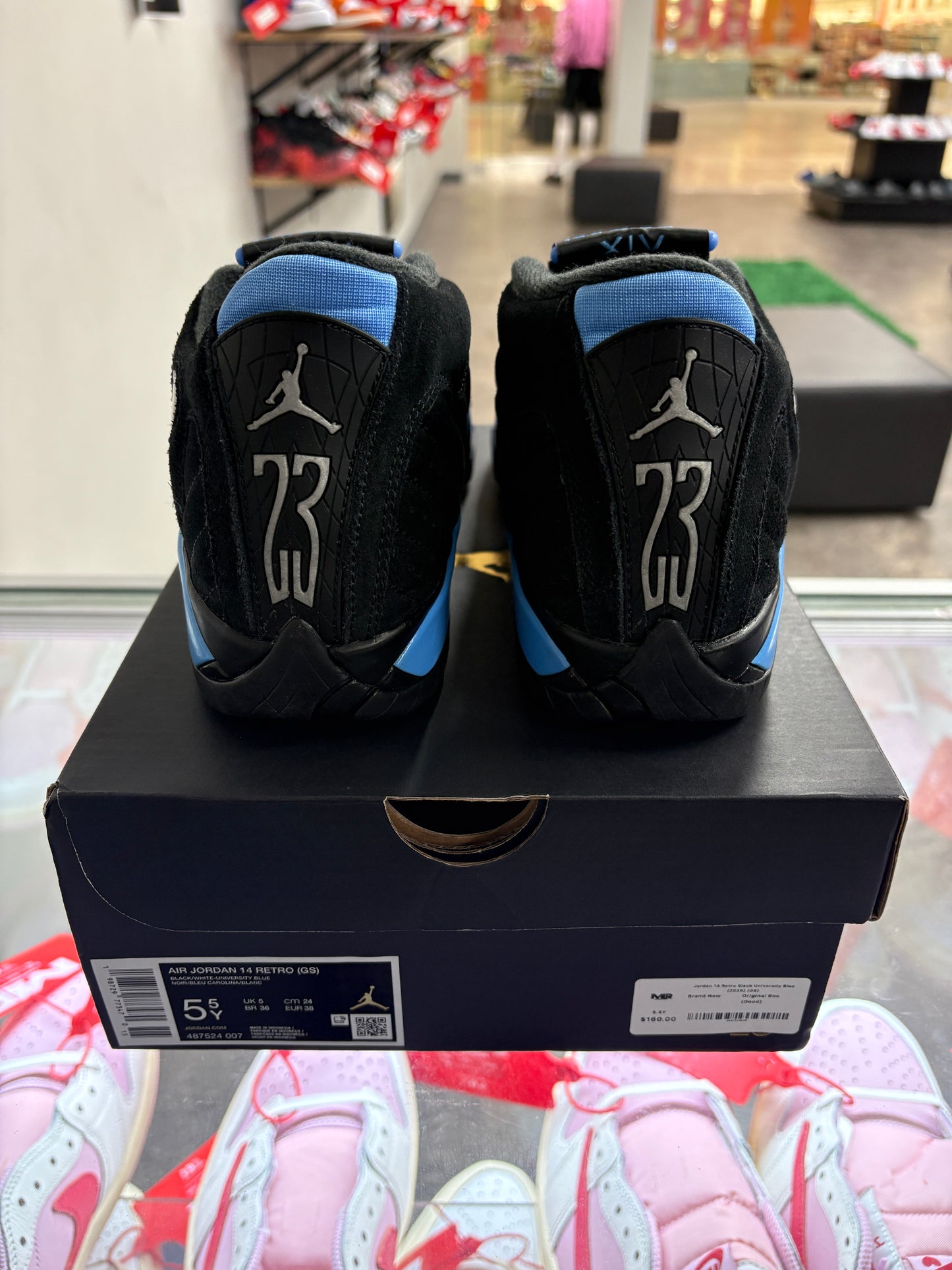 Jordan 14 Retro Black University Blue (2026) (GS)