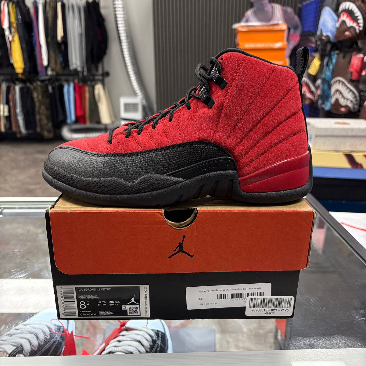 Jordan 12 Retro Reverse Flu Game