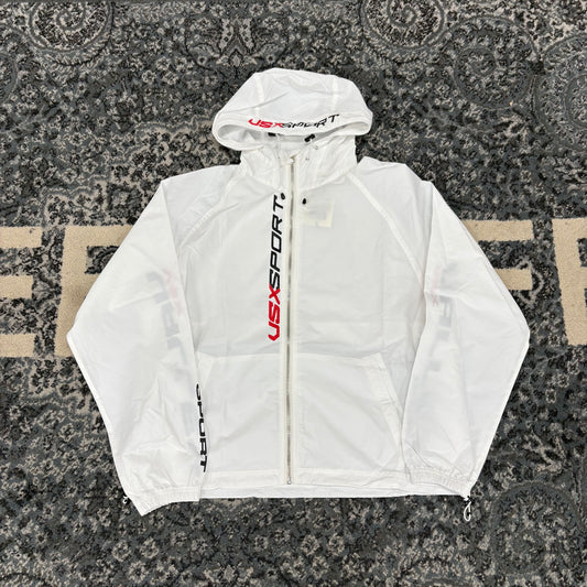 Vale Sport Nylon Rainstorm Jacket (White)