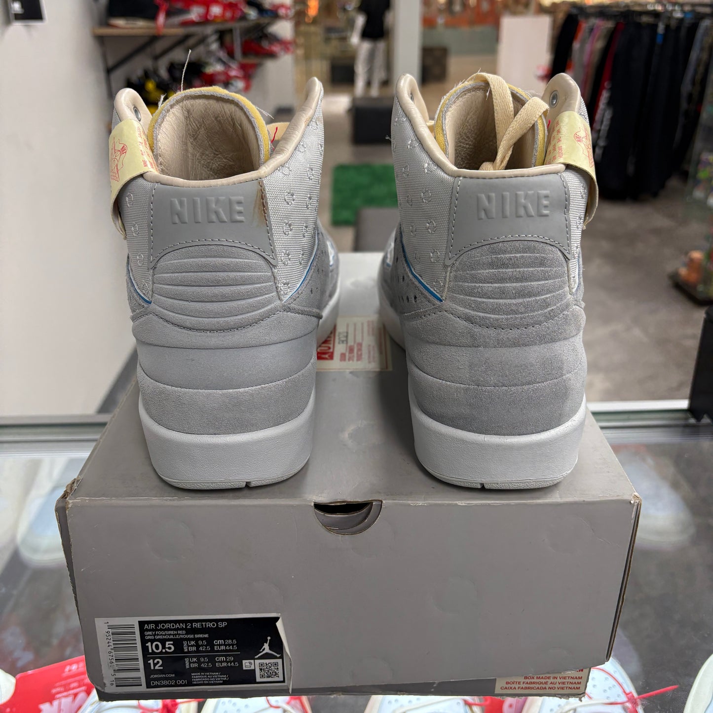 Jordan 2 Retro SP Union Grey Fog