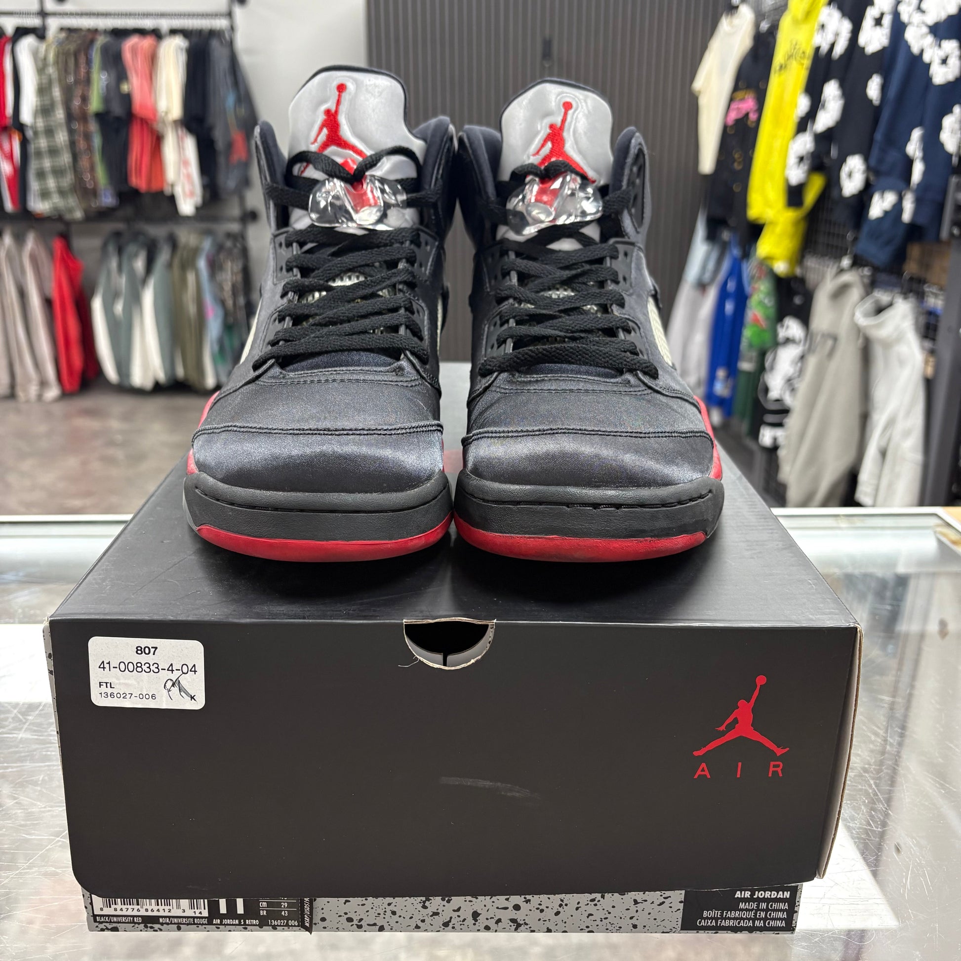 Air Jordan 5 Satin Bred