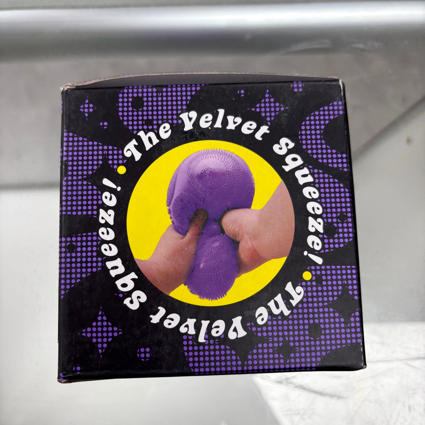 NeeDoh Super Fuzzball Squishy Fidget Toy Purple