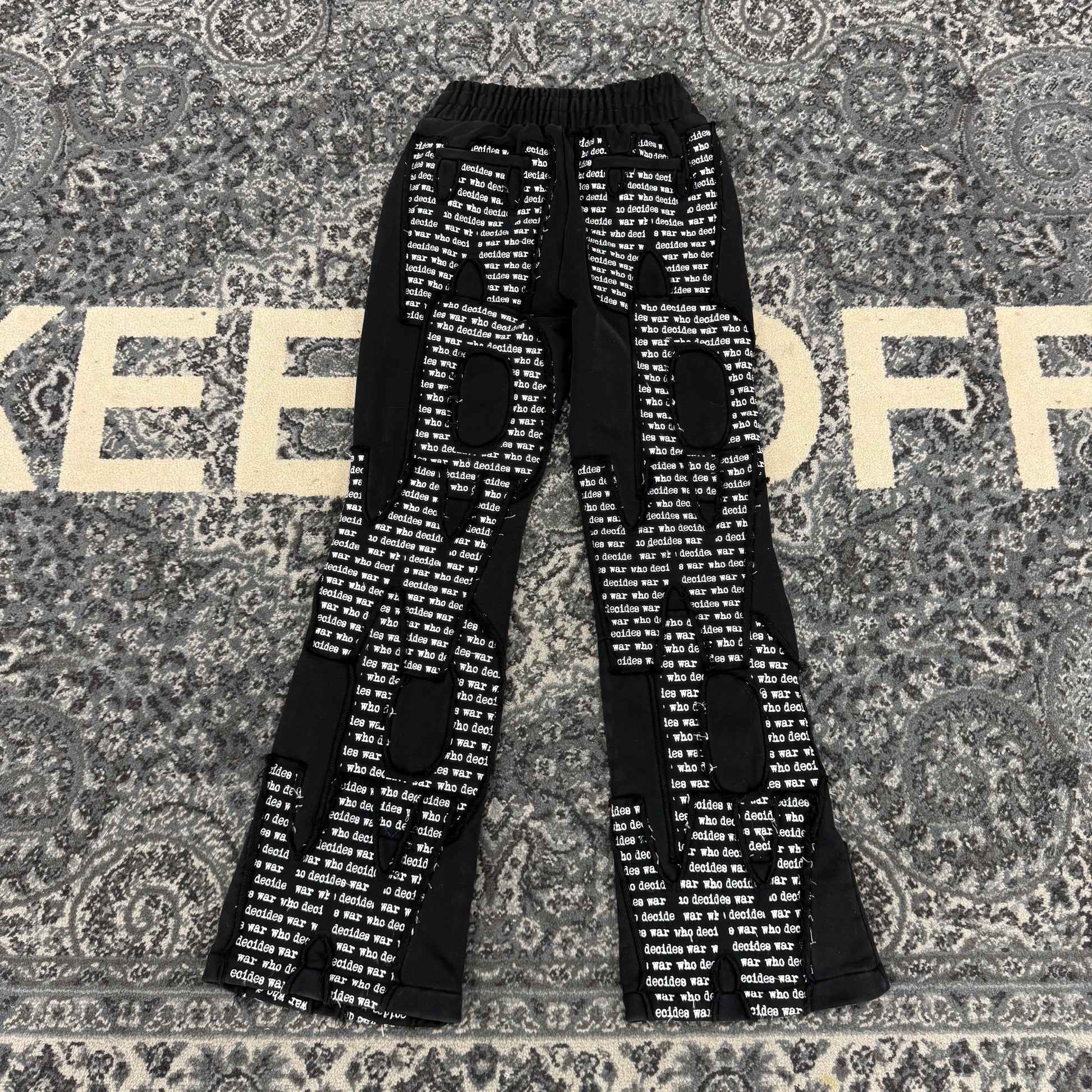 Who Decides War Letter Sweatpants