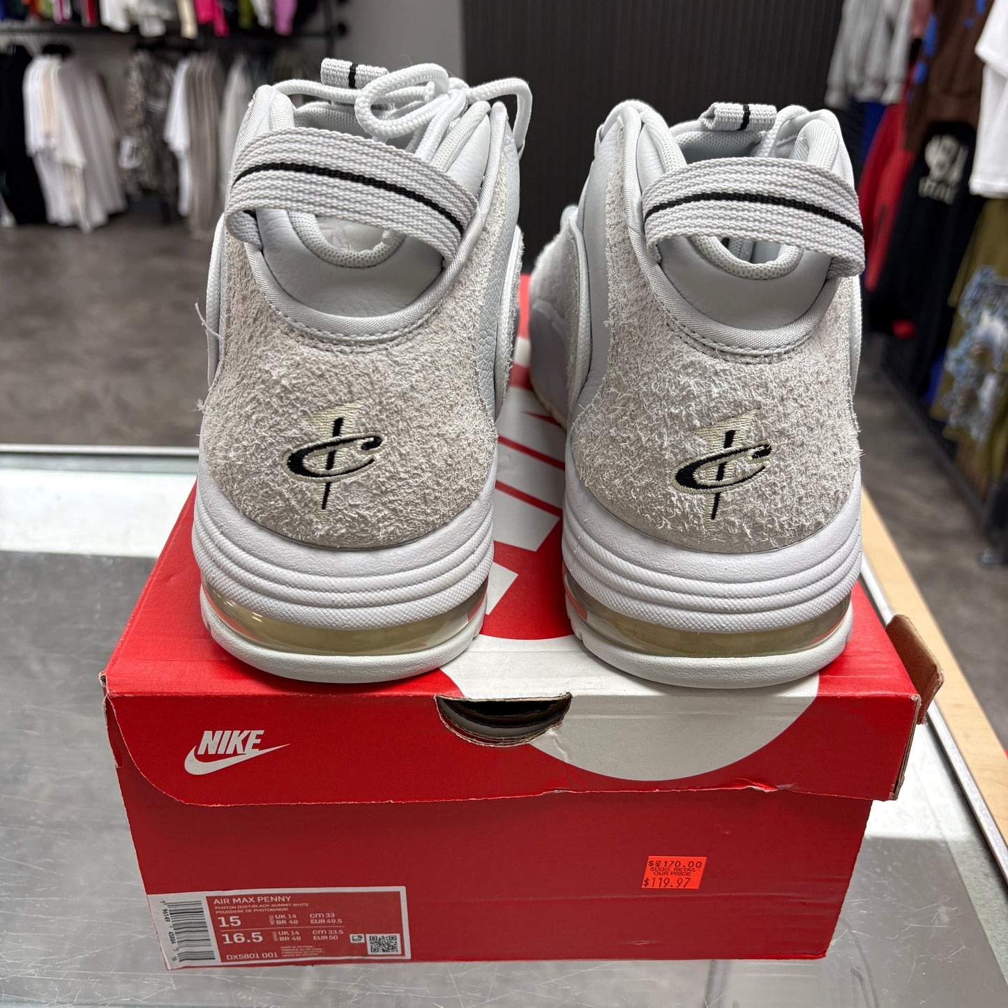 Nike Air Max Penny 1 PRM Photon Dust Summit White