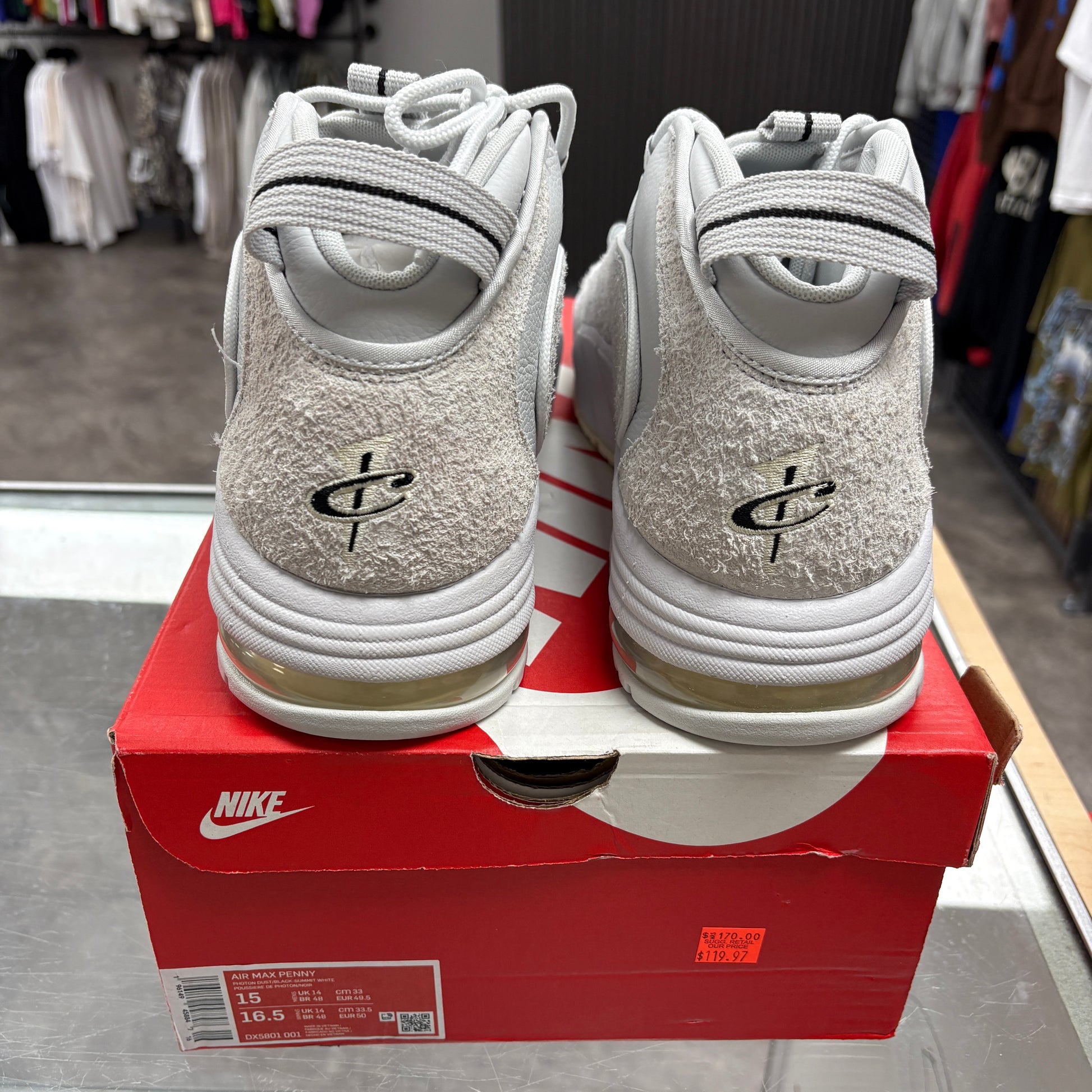 Nike Air Max Penny 1 PRM Photon Dust Summit White