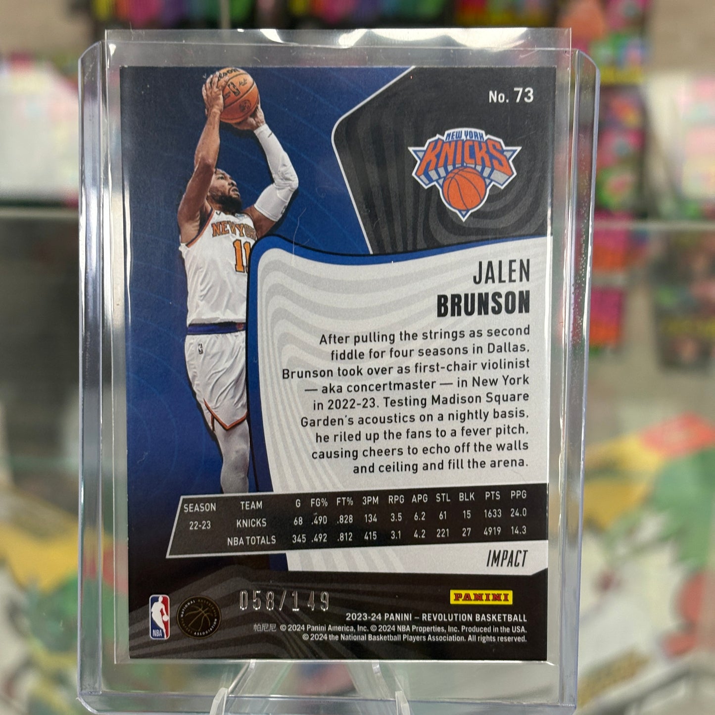 PANINI Jalen Brunson Revolution