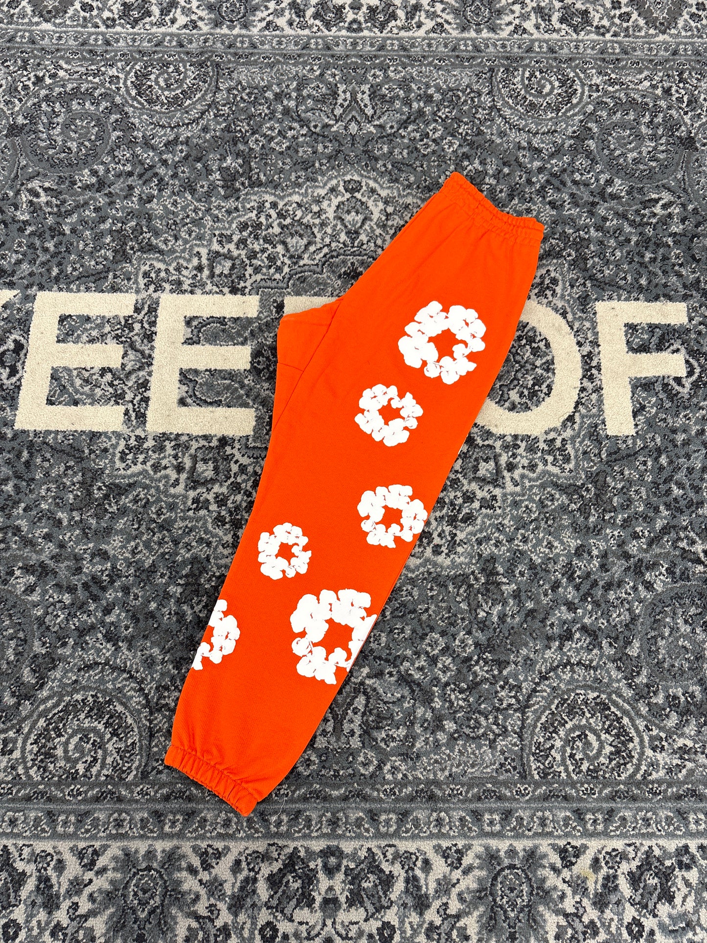 Denim Tears Wreath Sweatpants (Orange)