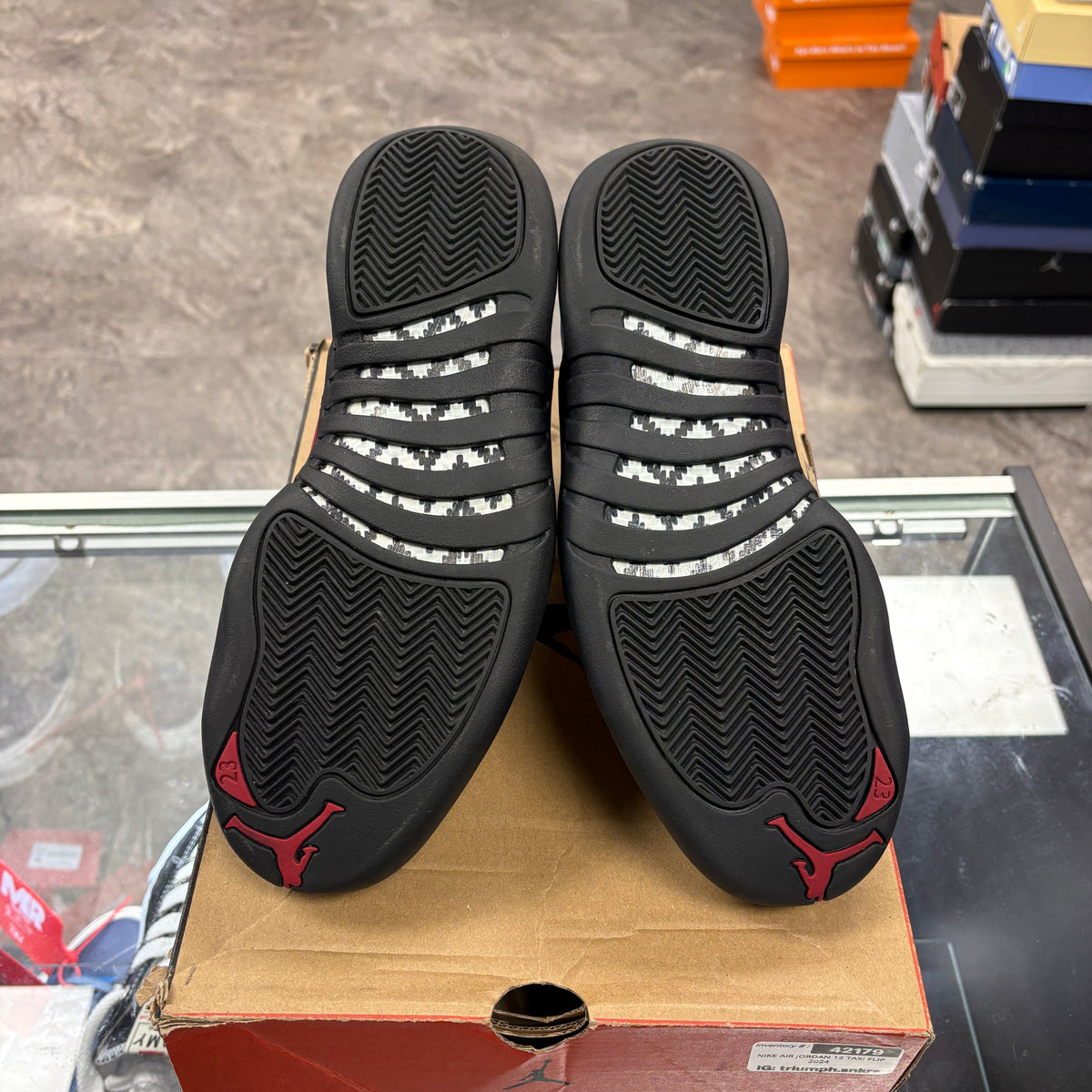 Jordan 12 Retro Taxi Flip