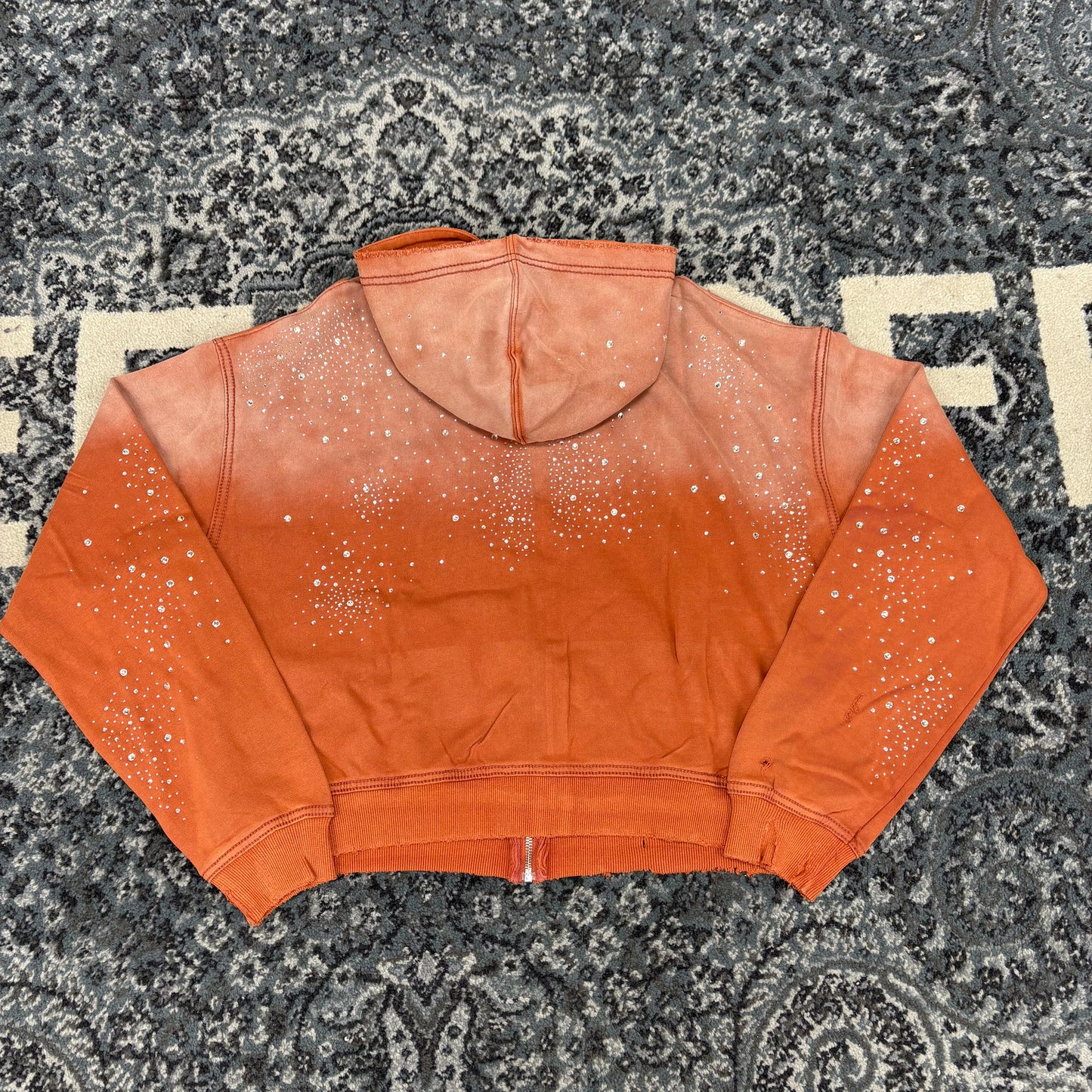 Vale Classico Zip Up Orange