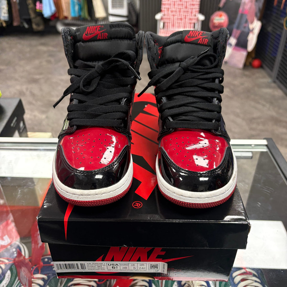 Jordan 1 Retro High OG Patent Bred (GS)