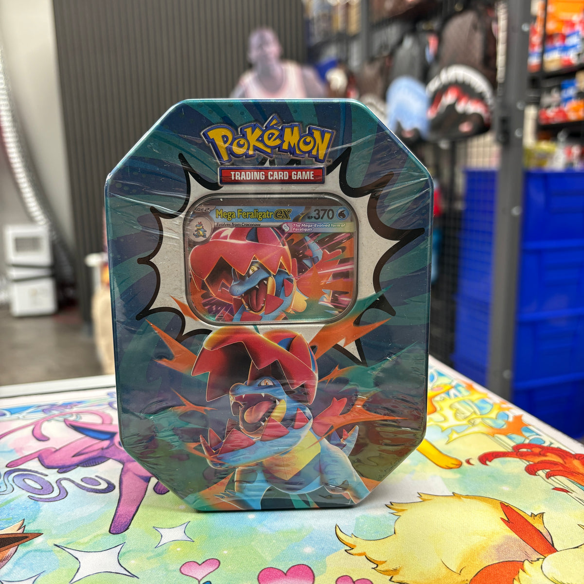 2026 Pokémon Mega Evolution Ascended Heroes Mega Feraligatr ex Tin
