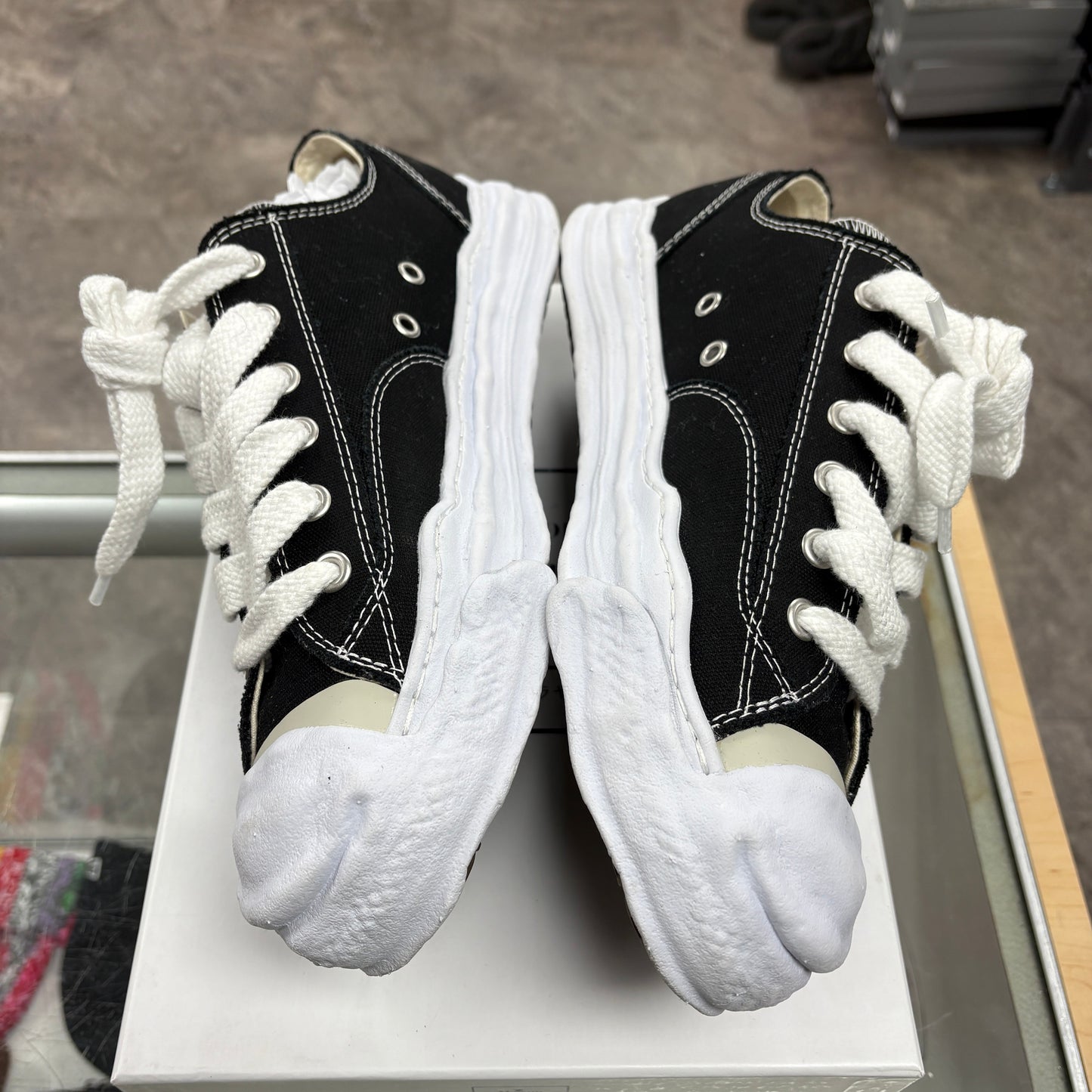 Maison Mihara Yasuhiro Hank OG Sole Canvas Low Black