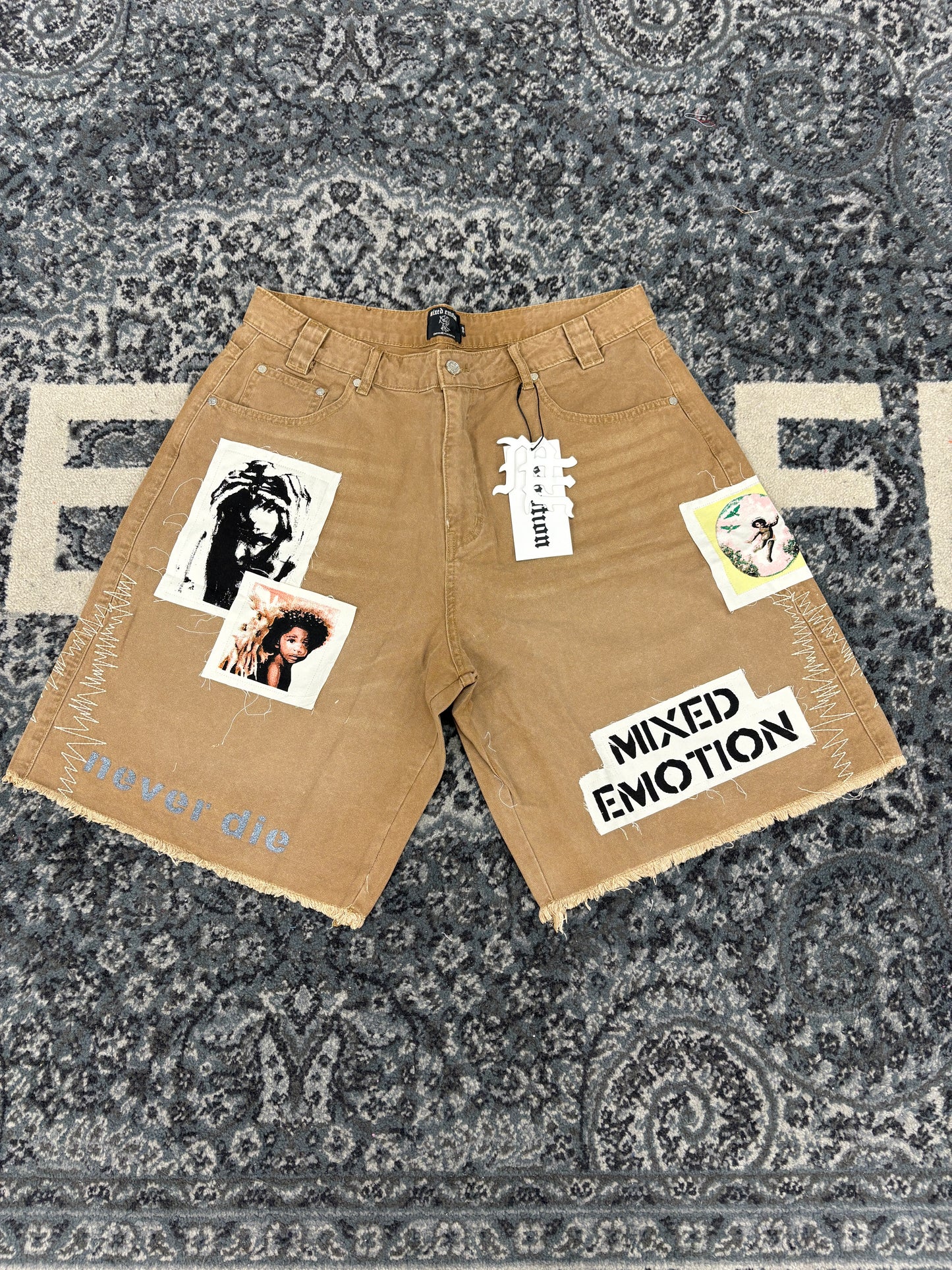 Mixed Emotions Chaos Carpenter Shorts Khaki