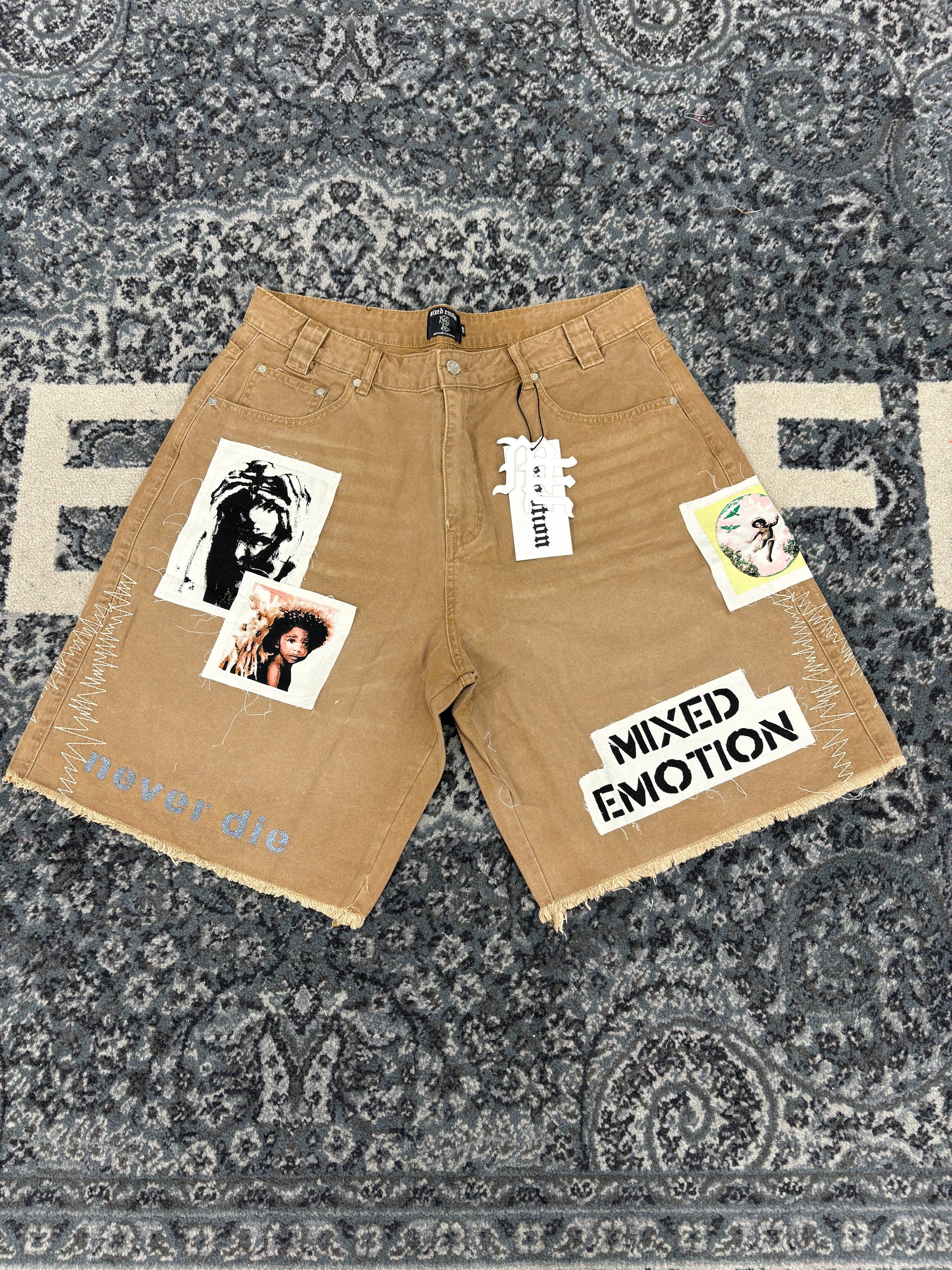 Mixed Emotions Chaos Carpenter Shorts Khaki